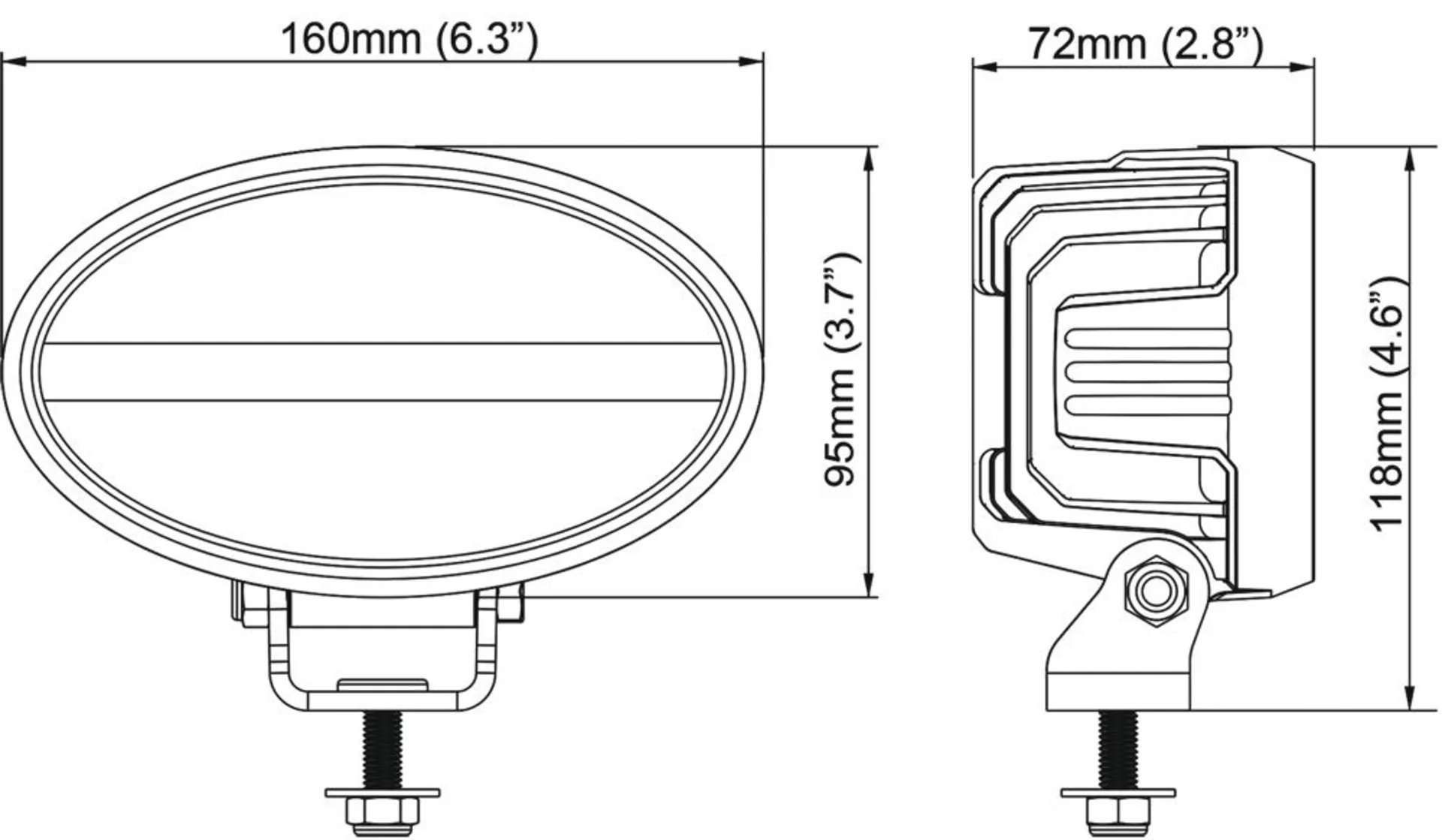 Nordic Sato Go625 LED-Arbeitsscheinw.
