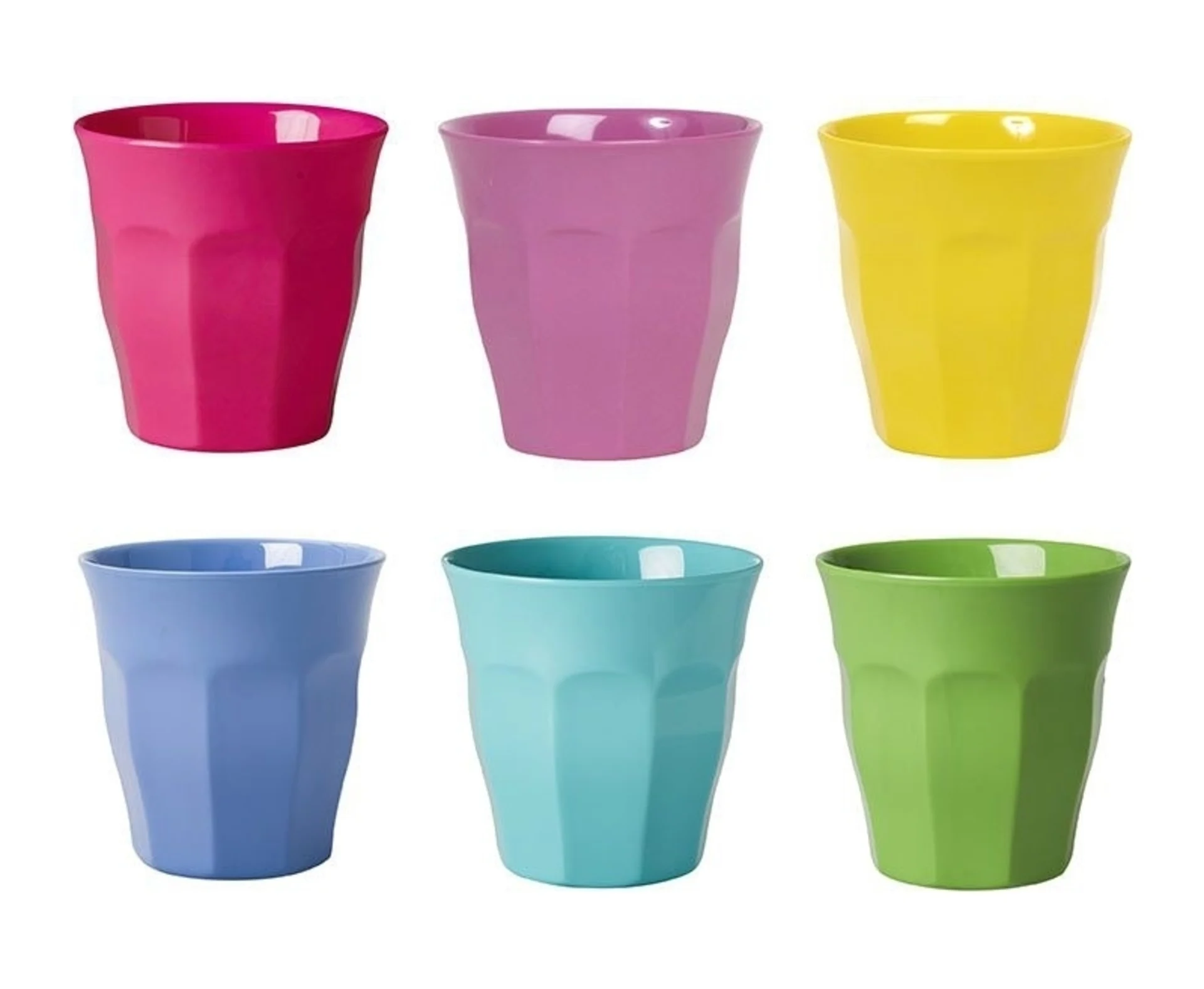 Set de gobelets RICE 6 pcs, 300ml H9cm Ø9cm, 6 couleurs