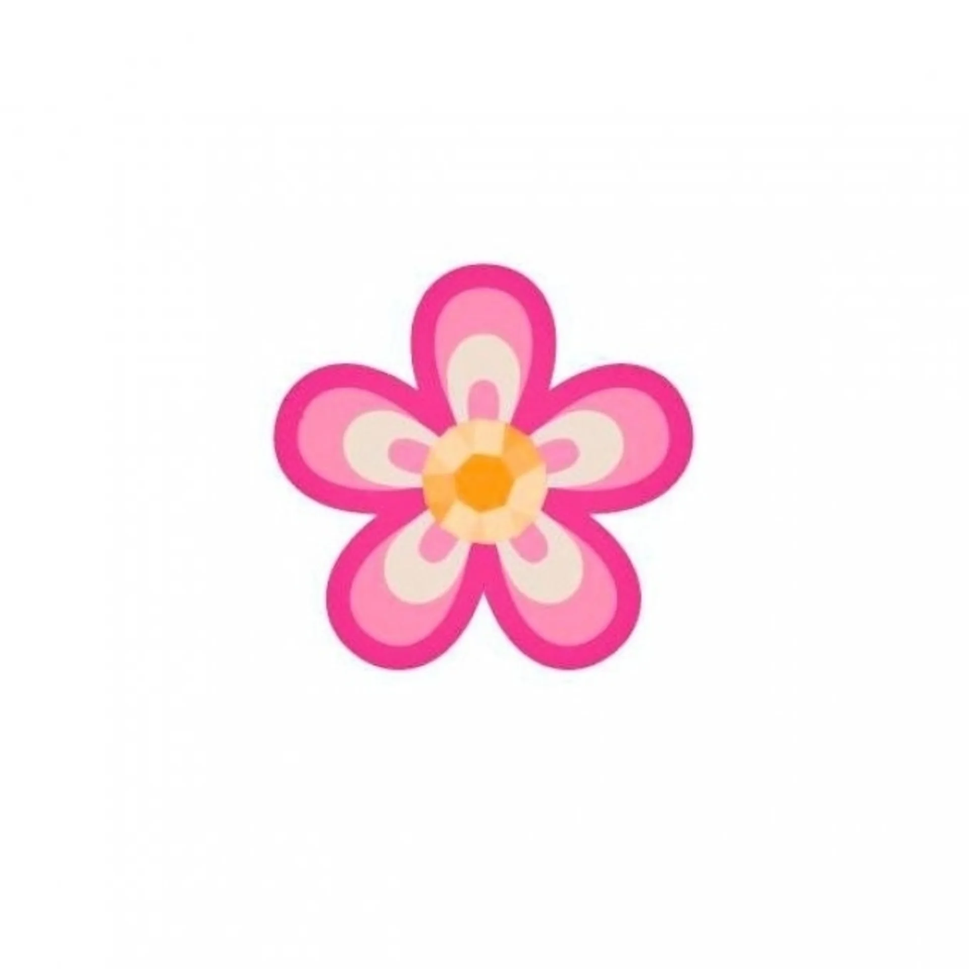 Große Blume Pink