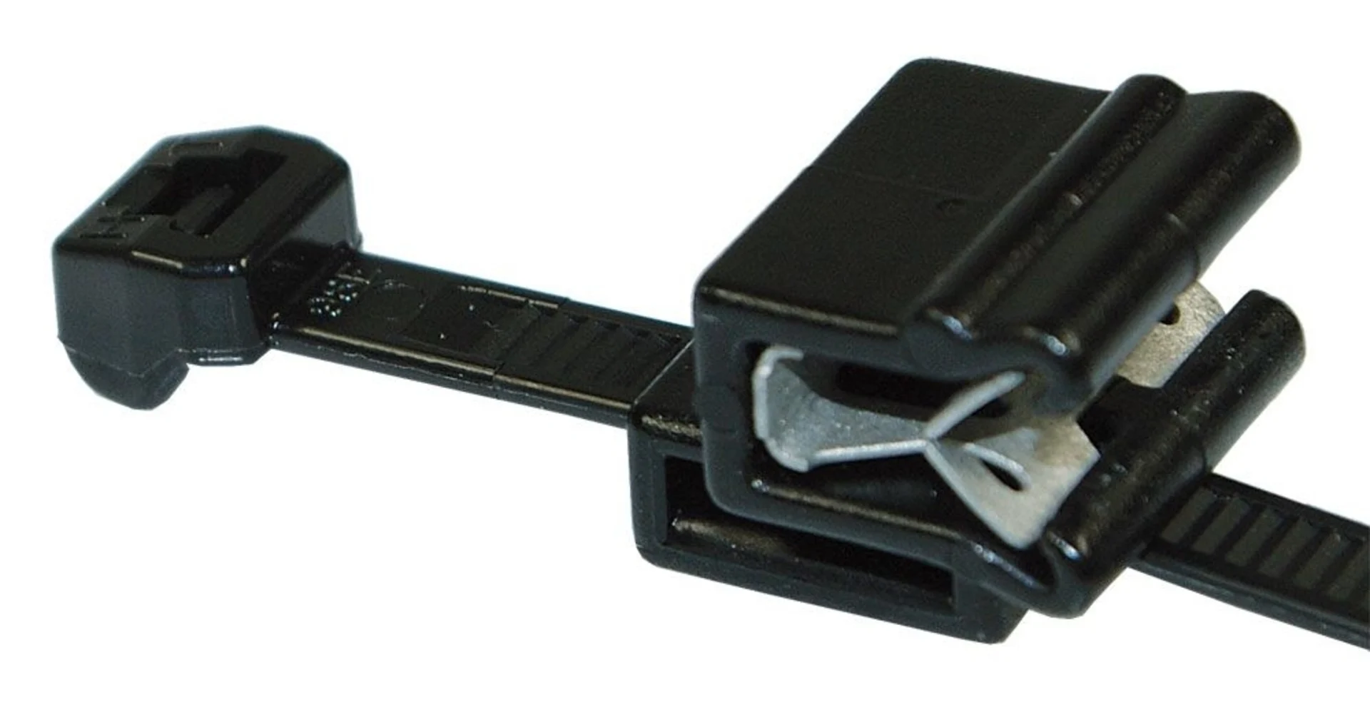 Chassis-Kabelbinder EdgeClip 4.6 x 150 mm sz für Wandstärken von 1.0-3.0mm