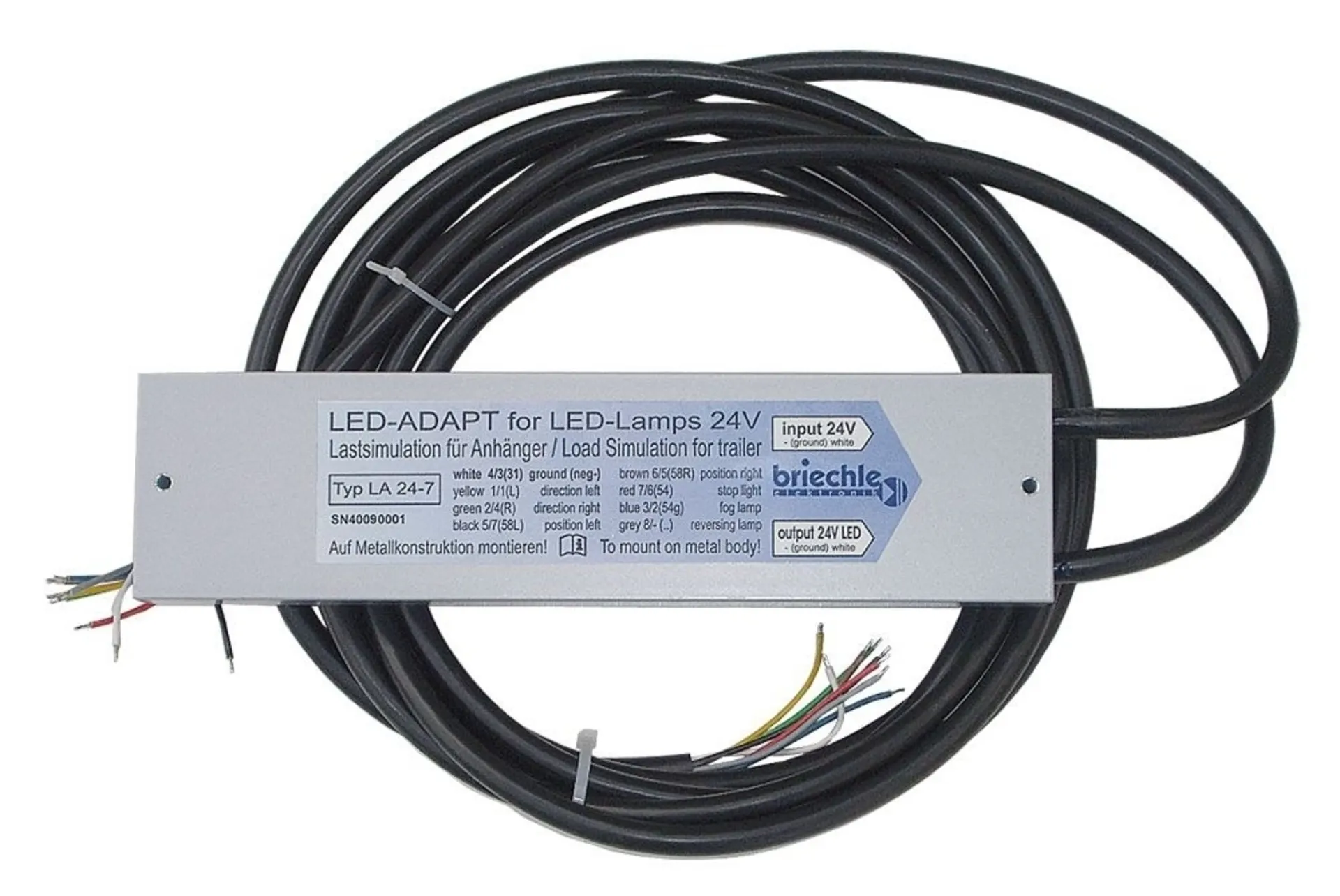Widerstandsmodul 7-Kanal für LED 24V