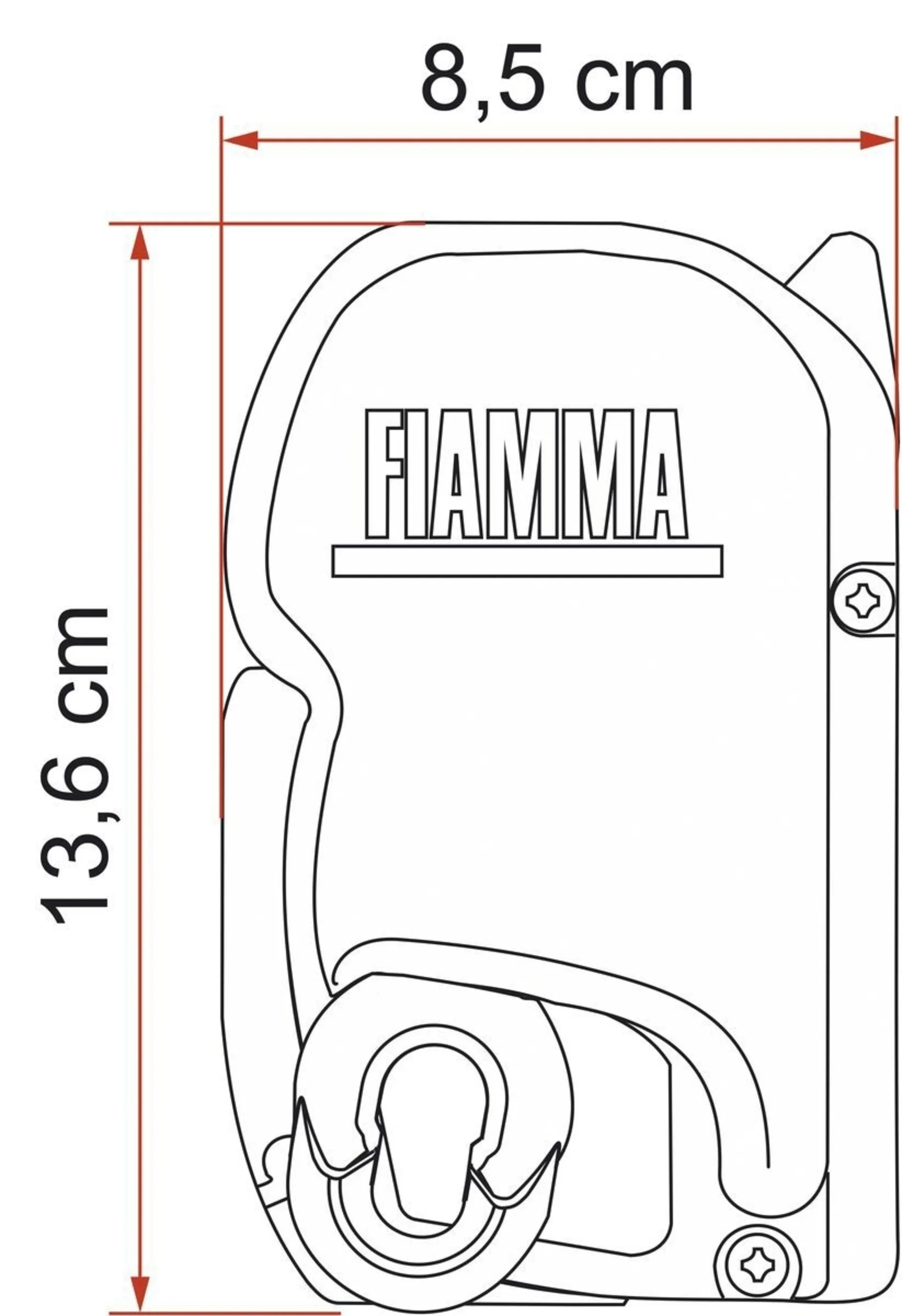 Fiamma Wandmarkise F45s 350 cm (Deep Black / Royal Grey)