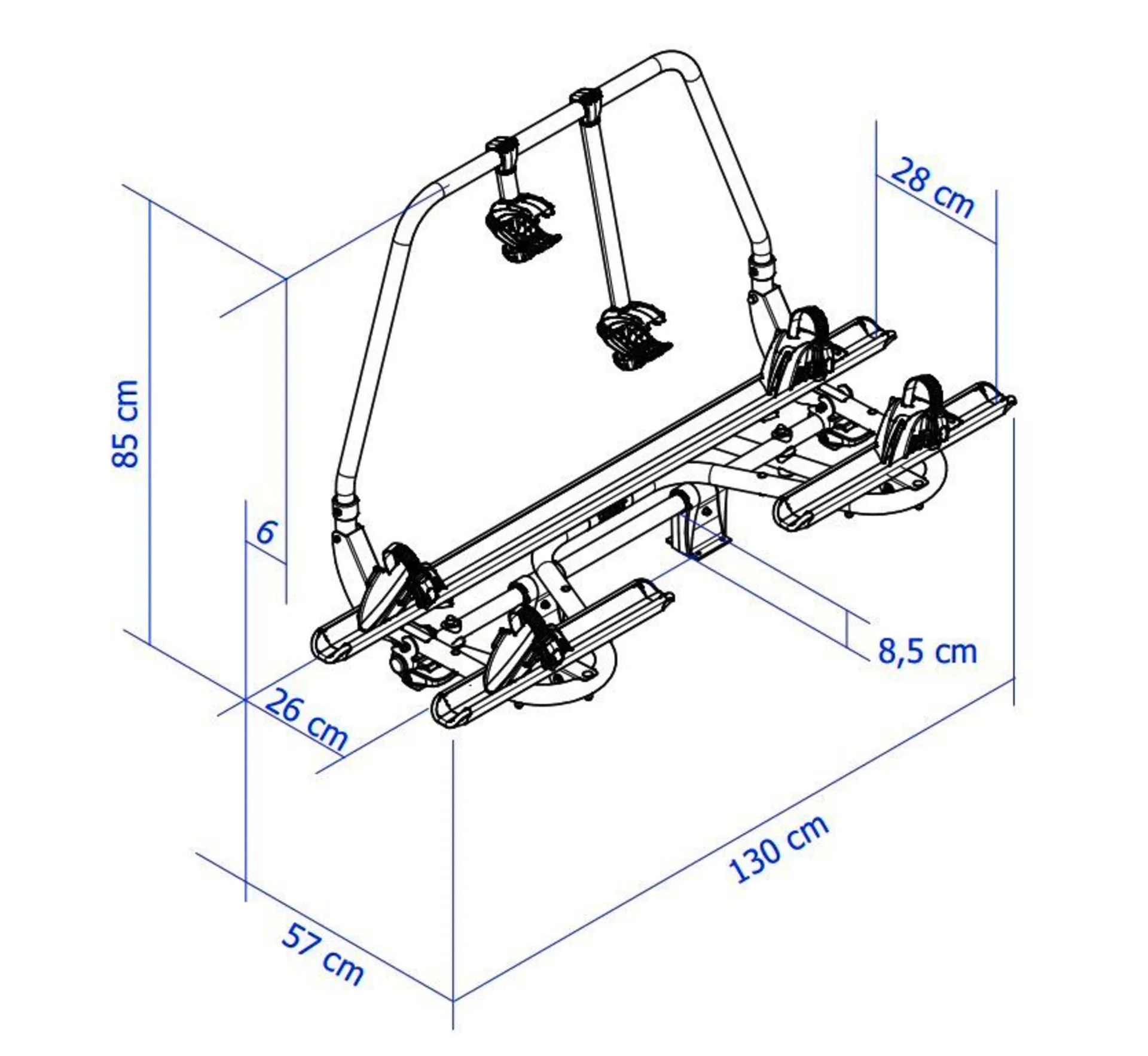 Porte-vélos Thule Caravan Superb Standard à barre d'attelage