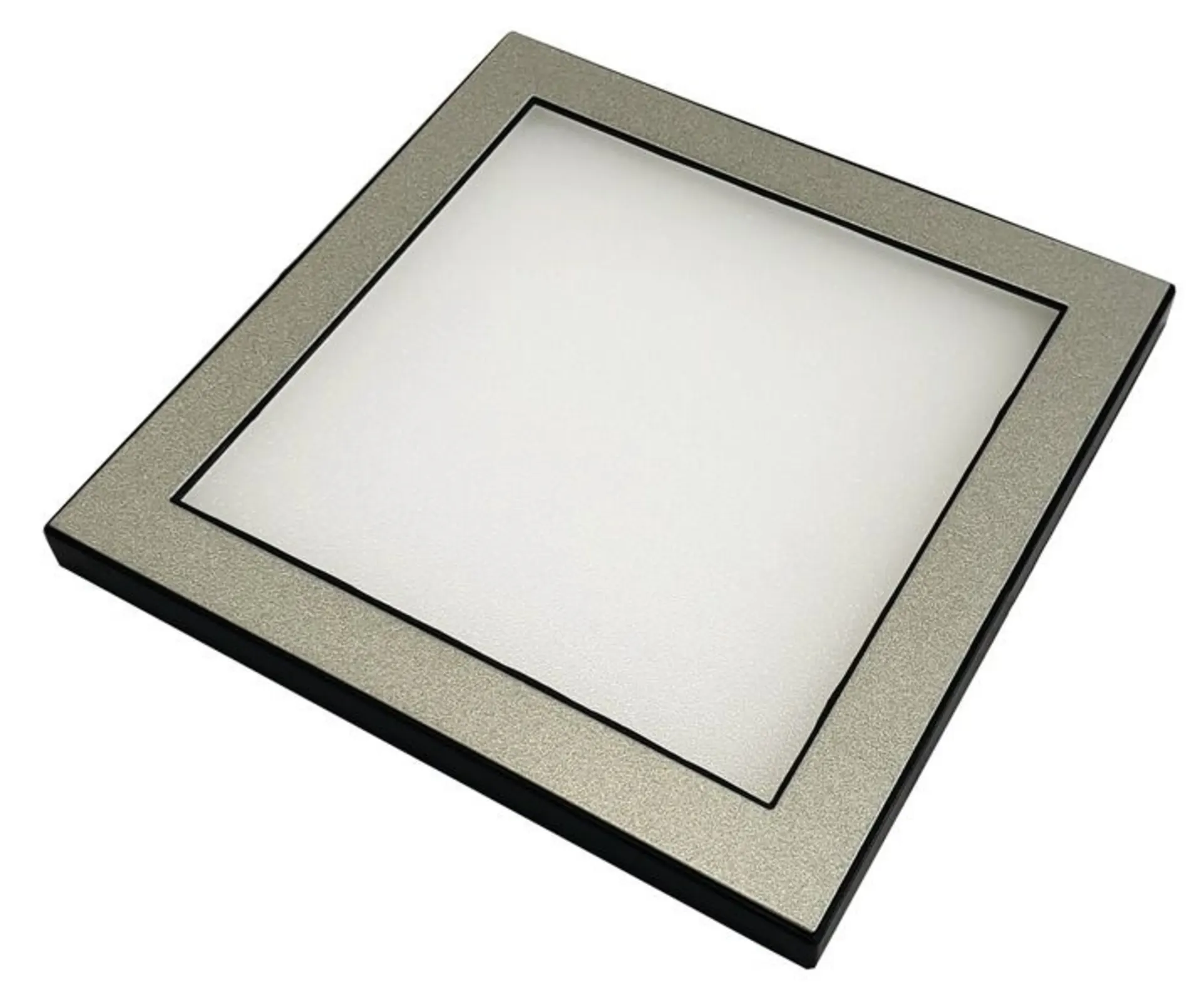 Chrom gebürstete LED-Flächenleuchte