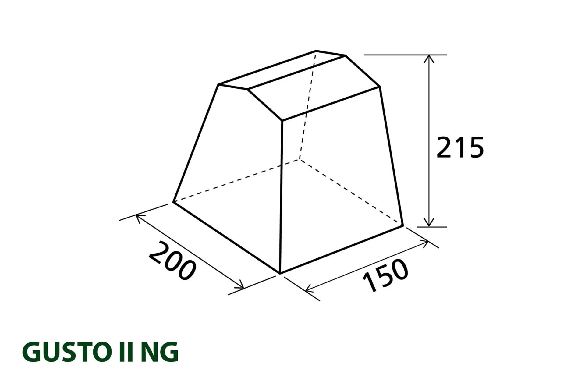 Küchenzelt Gusto NG II 200x150