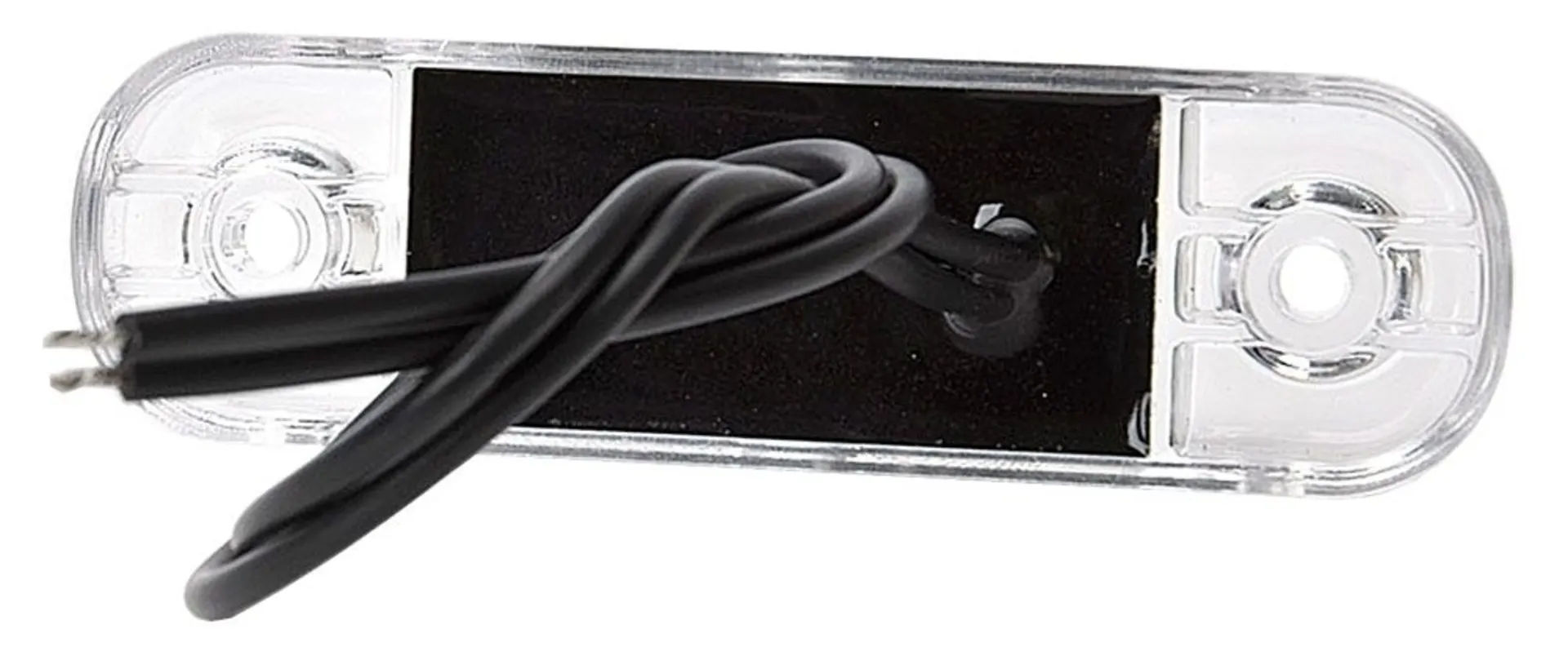 WAS - LED-Positionsleuchte 12/24 V 84 x 24 mm, Kabel 200 mm, 3 LED, mit Gummiunterlage