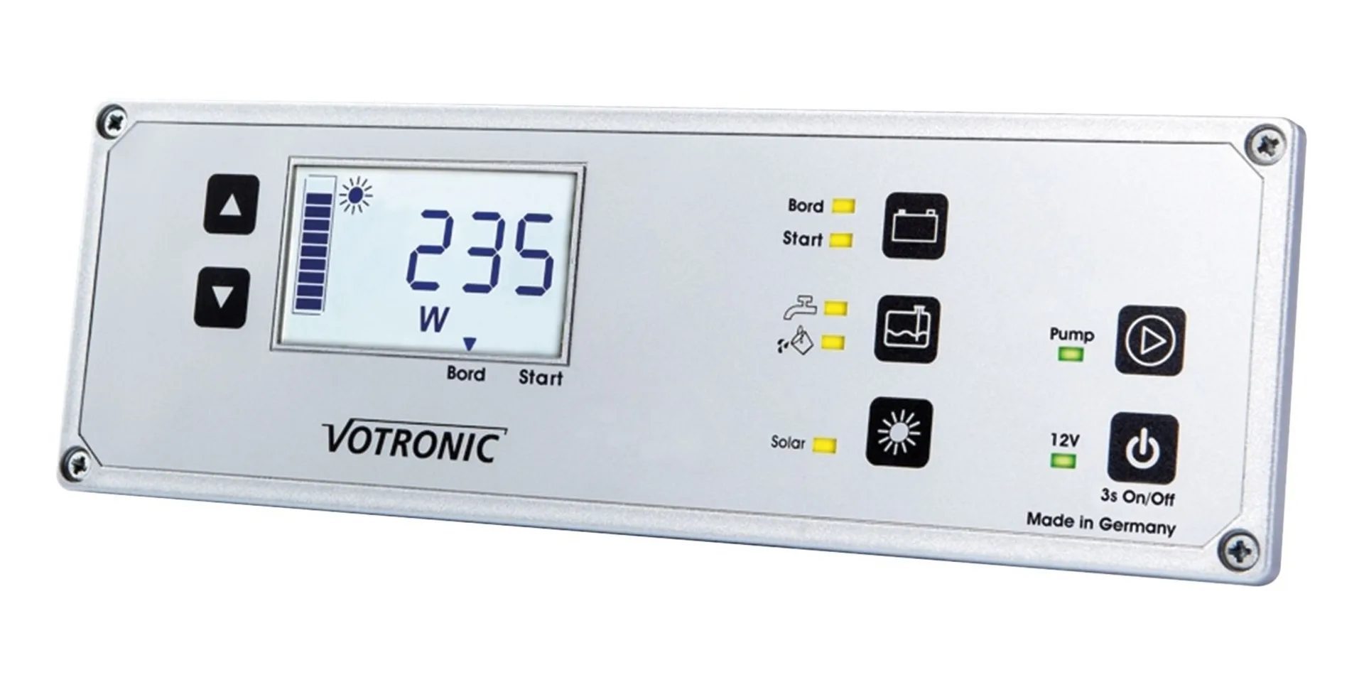 Solar-Computer mit LCD-Kombipanel und Multi Panel System mit Anzeigepanel VPC Terra