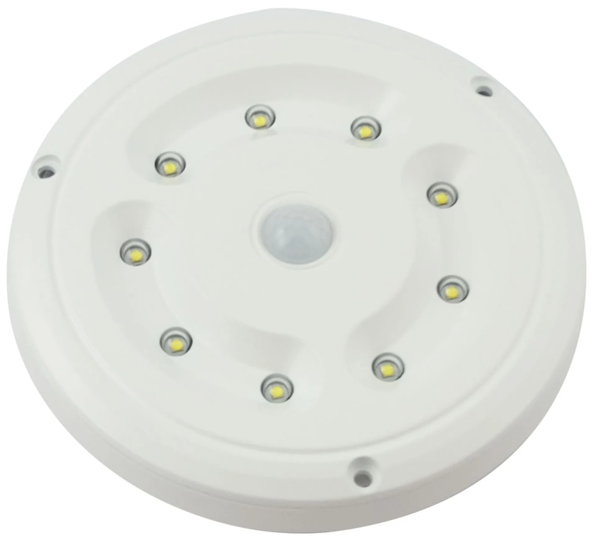 LED-Innenleuchte rund 12/24 V für Auf - oder Einbaumontage mit Bewegungssensor
