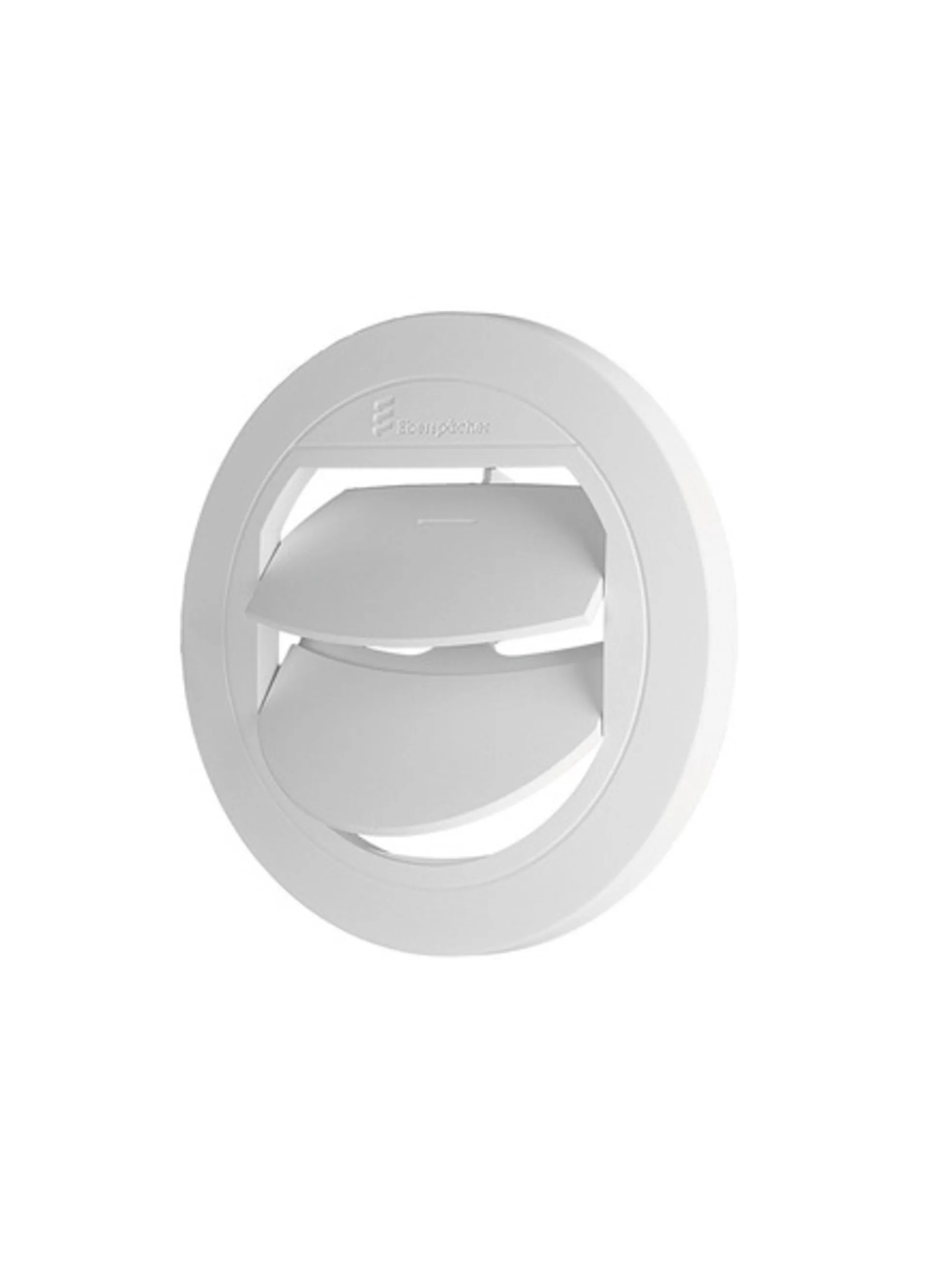Sortie d'air verrouillable pour chauffage autonome Airtronic D2, diamètre 50/60mm, en blanc Sortie d'air verrouillable pour chauffage autonome Airtronic D2, diamètre 50/60mm, en blanc