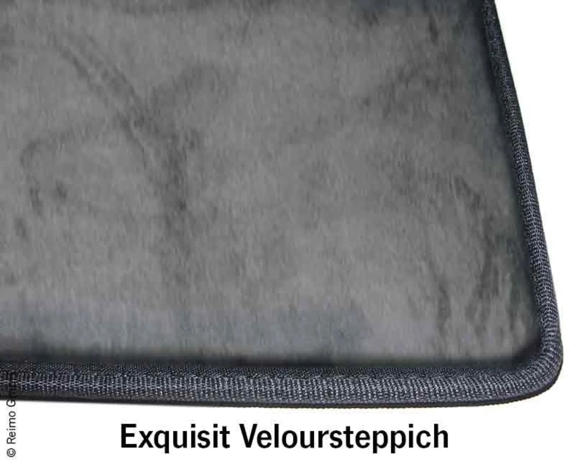 Exquisiter Fahrerhausteppich für VW T5/T6 in Schwarz