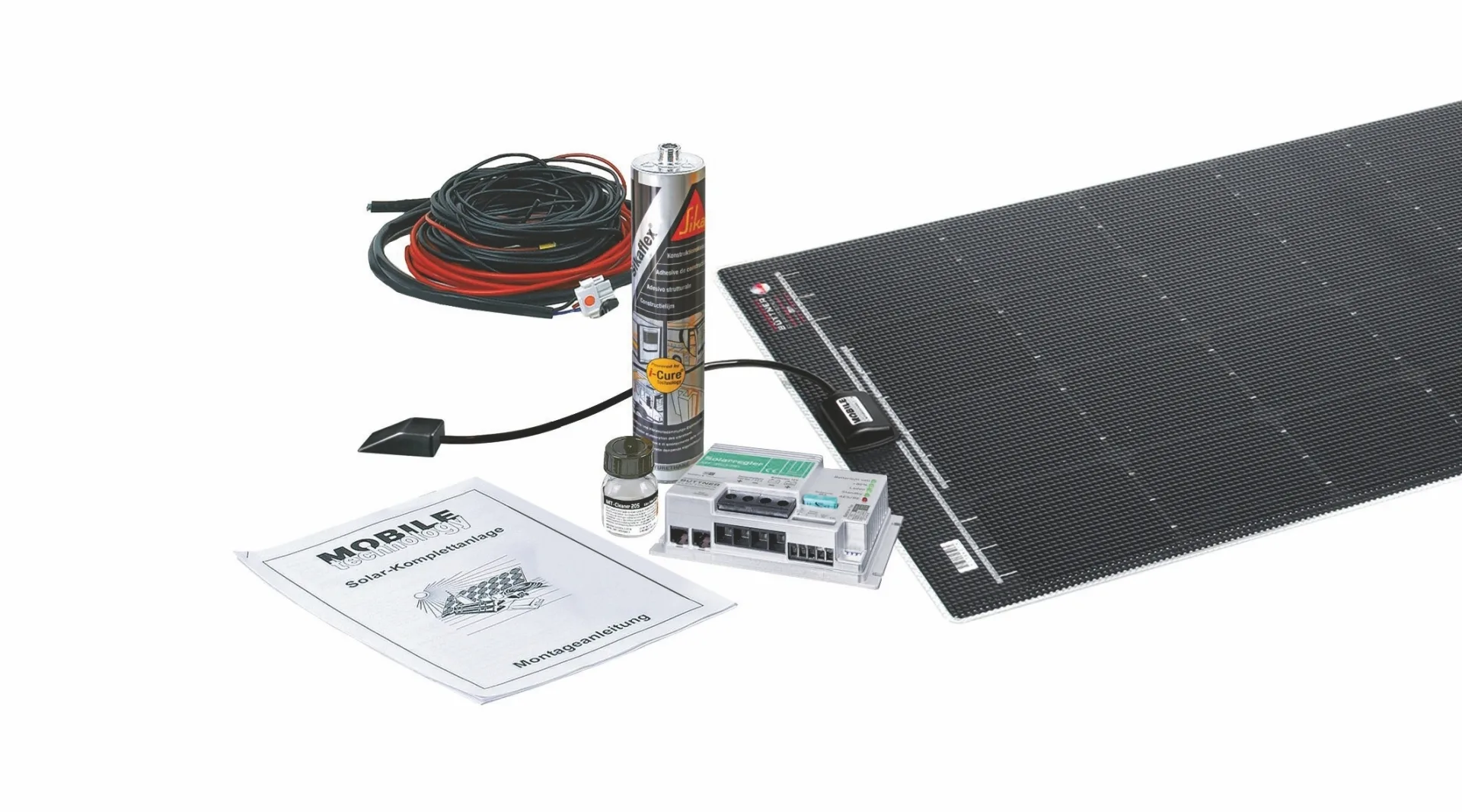 Büttner MT 240 FL Flat Light Solar-Komplettanlage 2 x 120 Wp