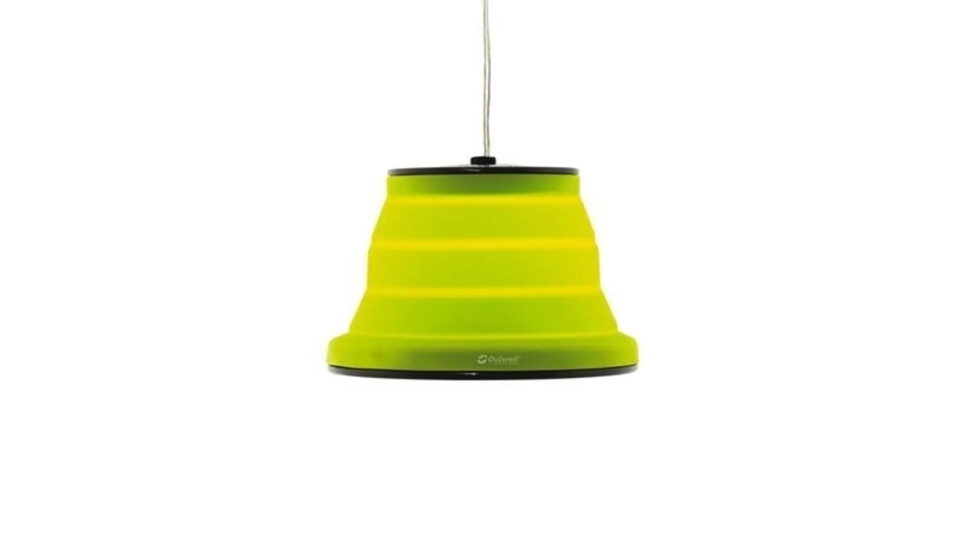 Lampe Sargas 230V, à intensité variable, lime, pliable, Ø20cm