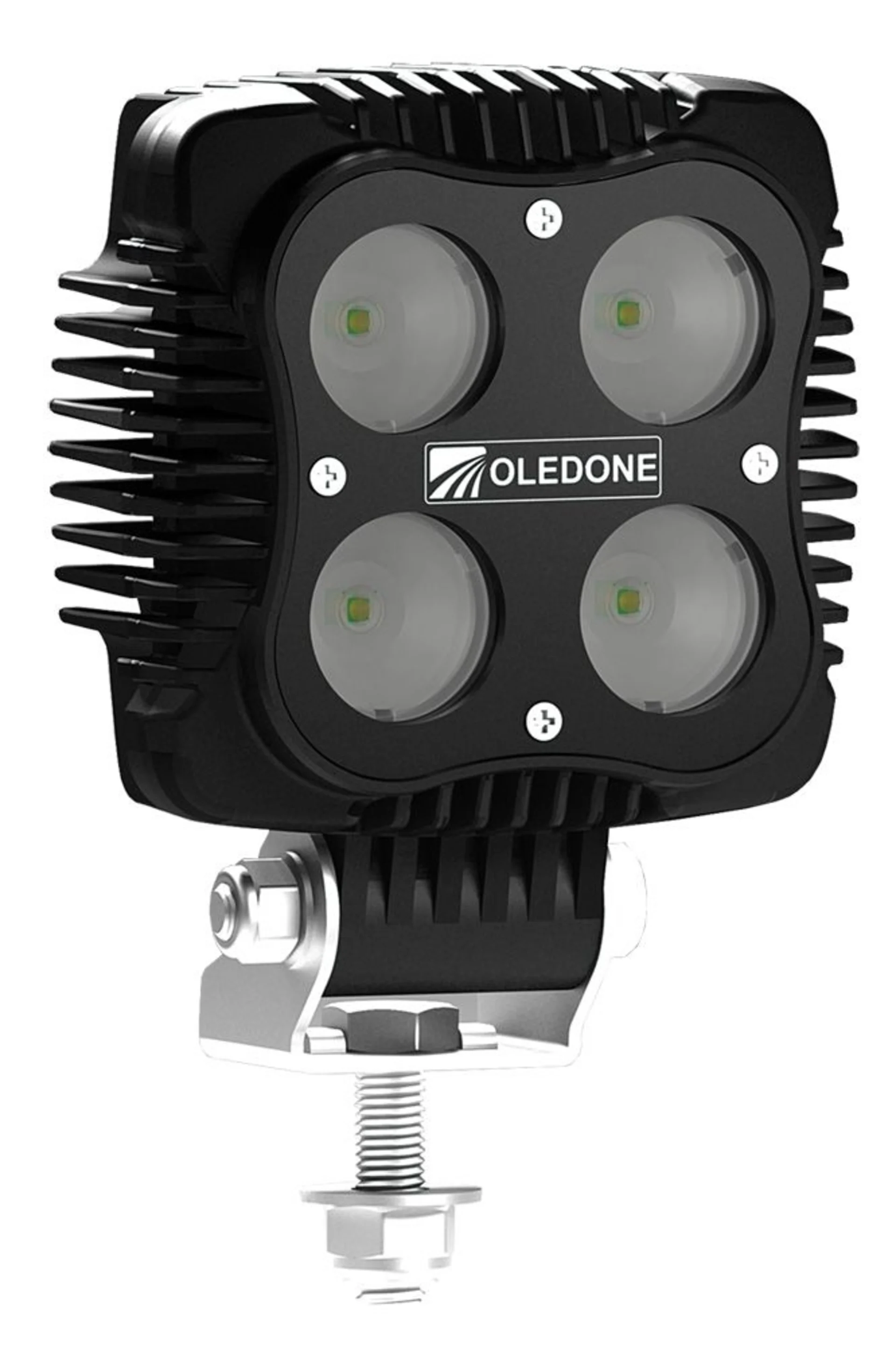 OLEDONE - LED-Arbeitsscheinw. 12/24 V 105 x 105 mm, 2’350 Lumen, IP68, 9 - 50 V, 29 W, Eurobeam 25°
