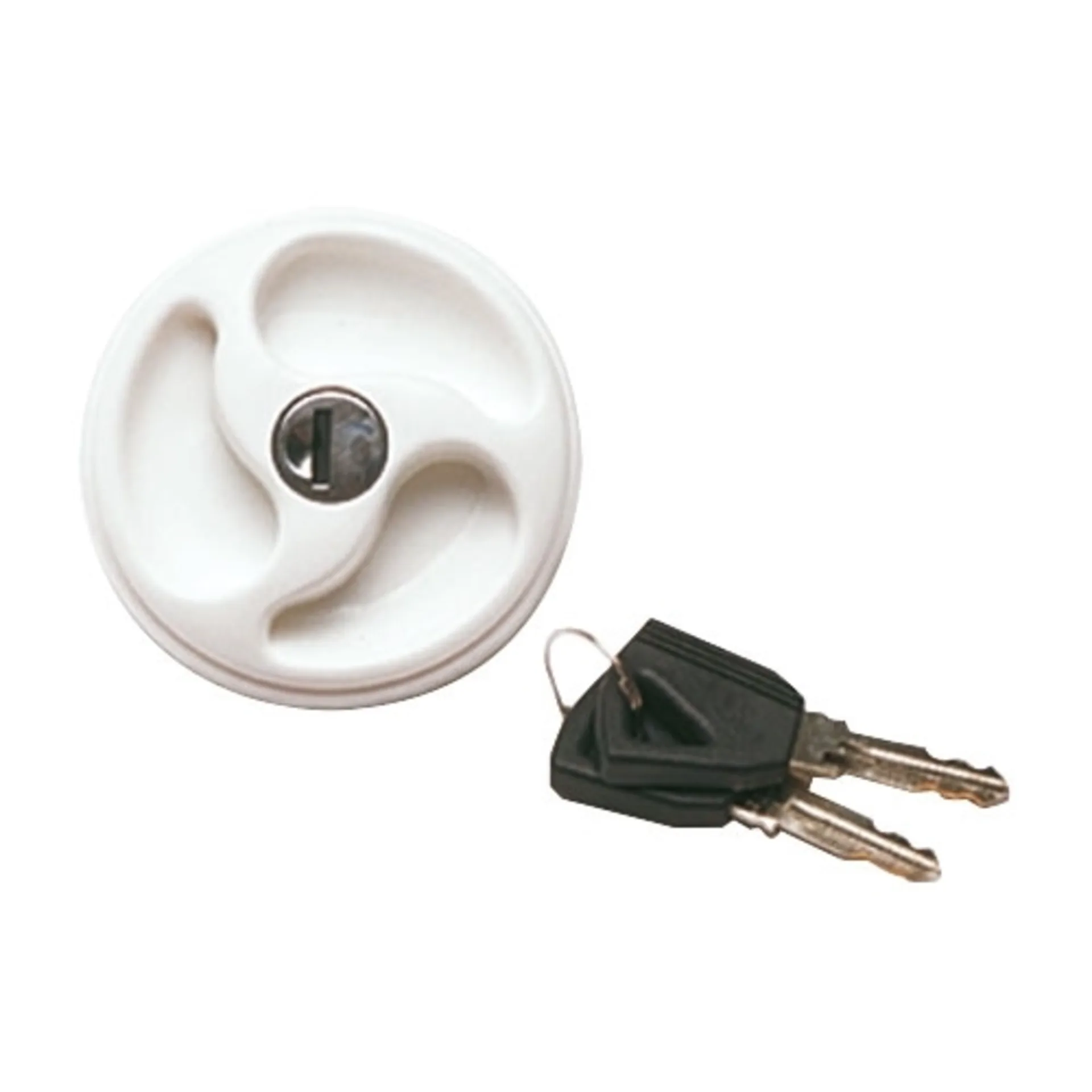 Couvercle de serrure de rechange blanc