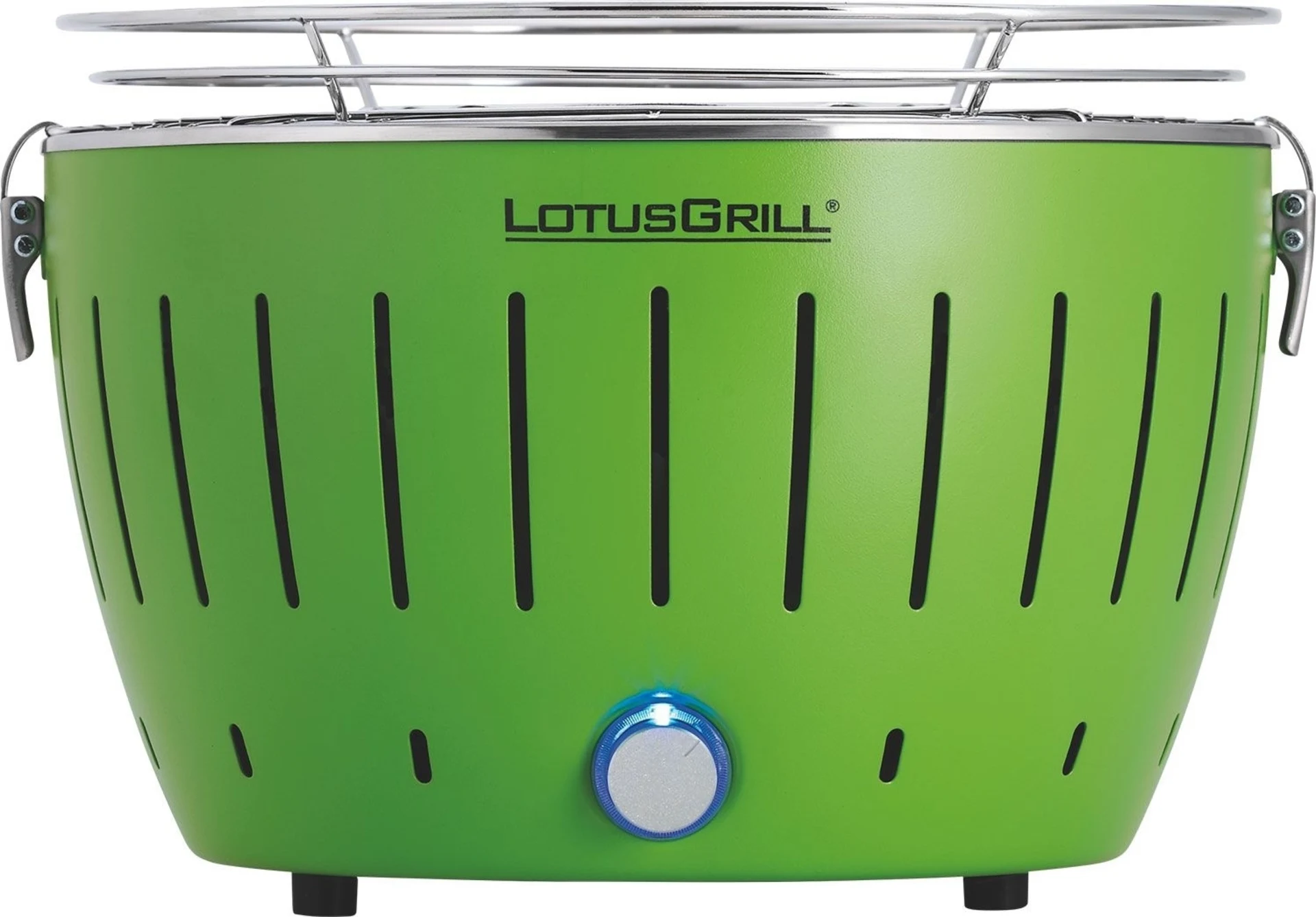 LotusGrill Holzkohlegrill mit Tragetasche Limettengrün