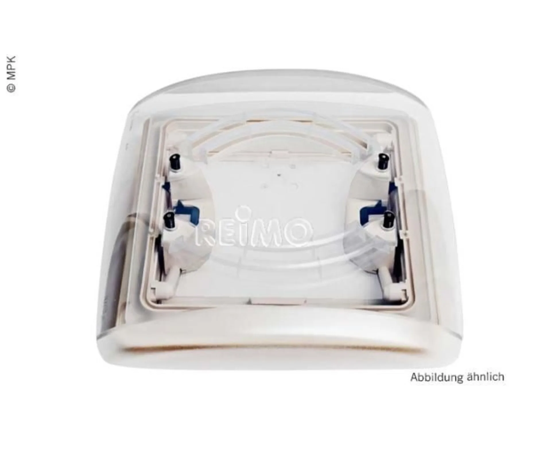 Rauchglas Dachhaube mit Regenschutz - Vision Vent S