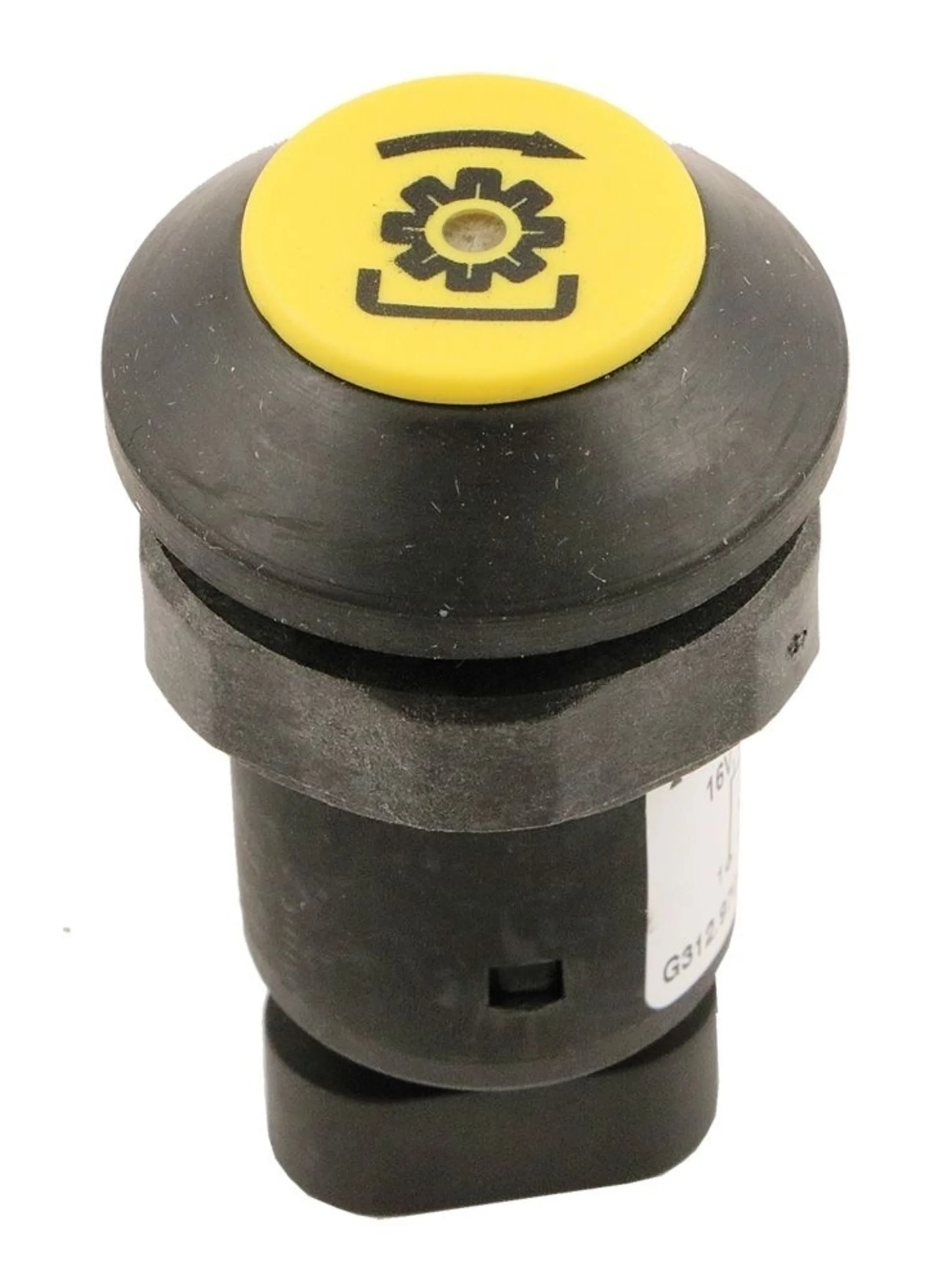 Pneutron Taster DTW "Zapfwelle gelb“ ohne Arretierung / mit LED *Fendt*