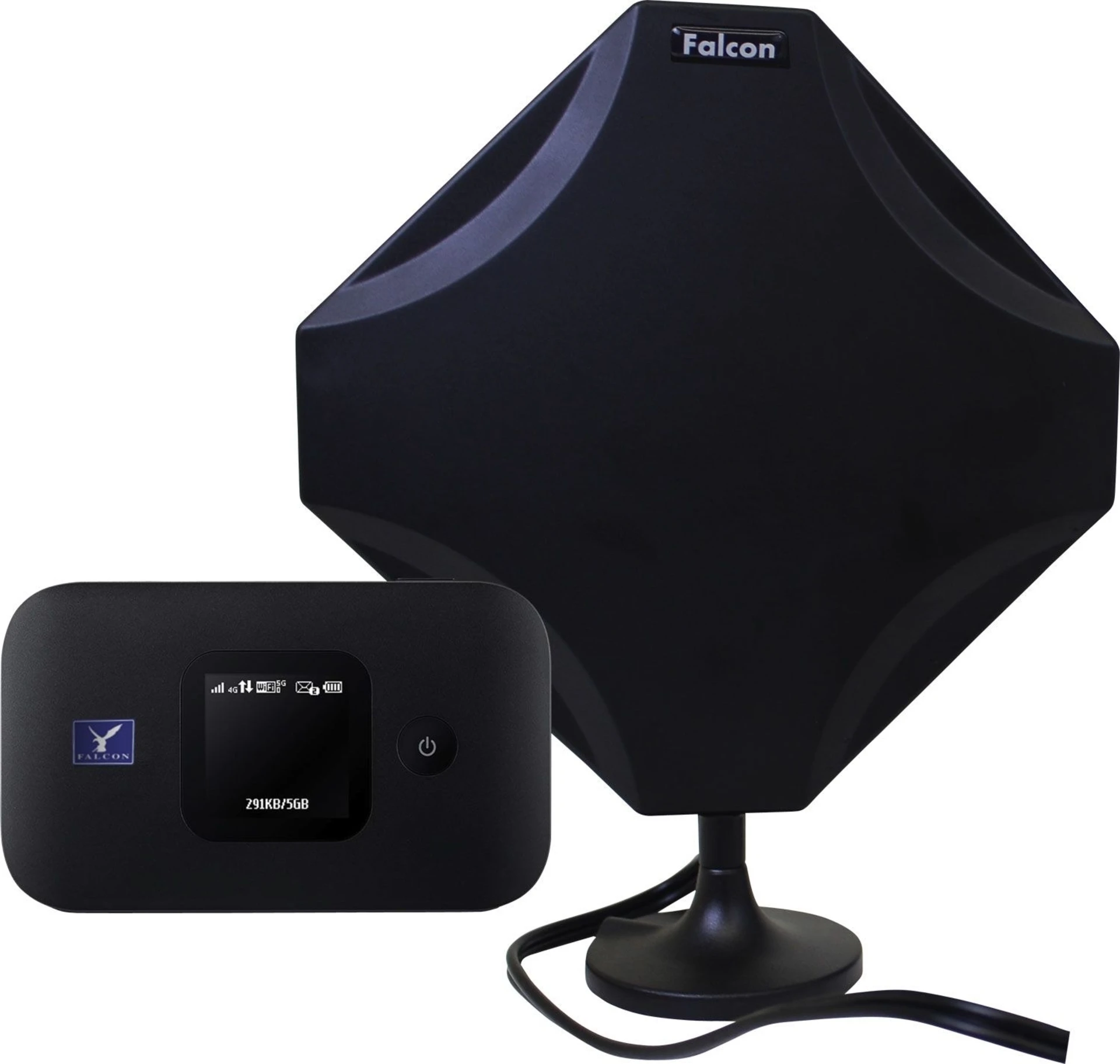 Falcon DIY 4G LTE Internet Antenne de fenêtre y compris routeur WLAN mobile portable