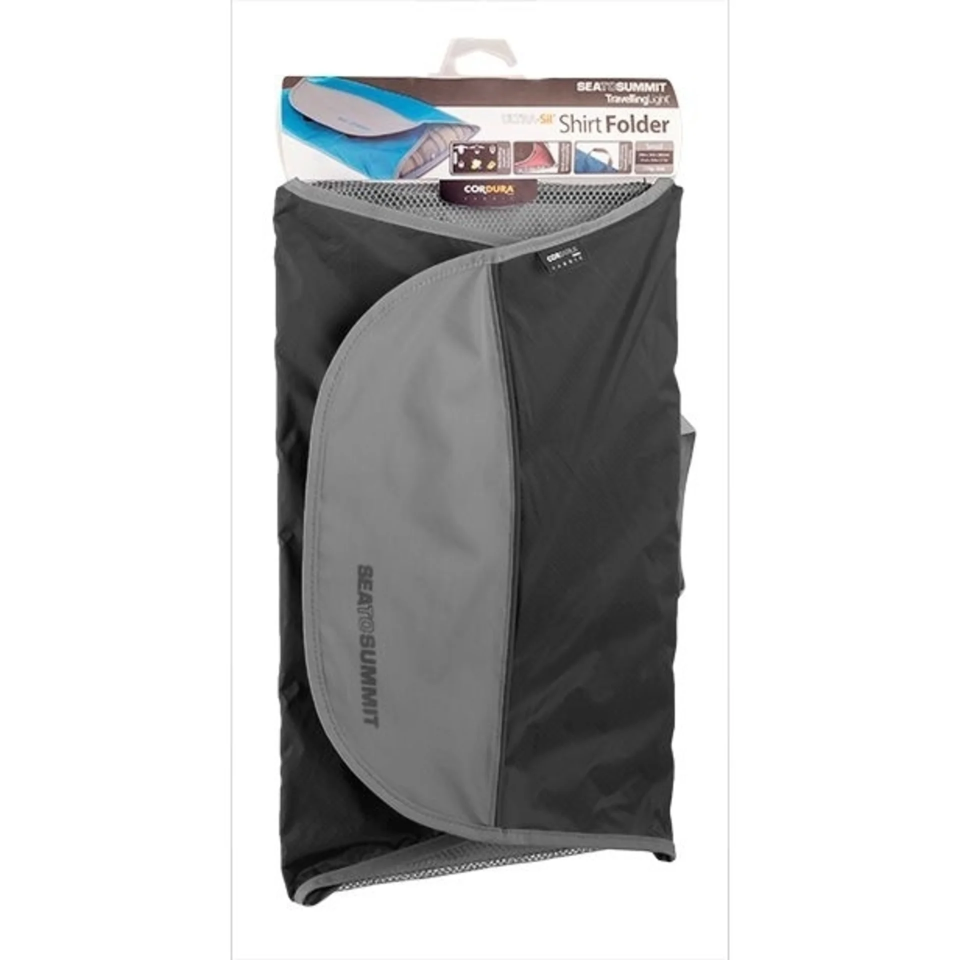 Sea to Summit Shirt Folder Kleidungstasche klein schwarz/grau