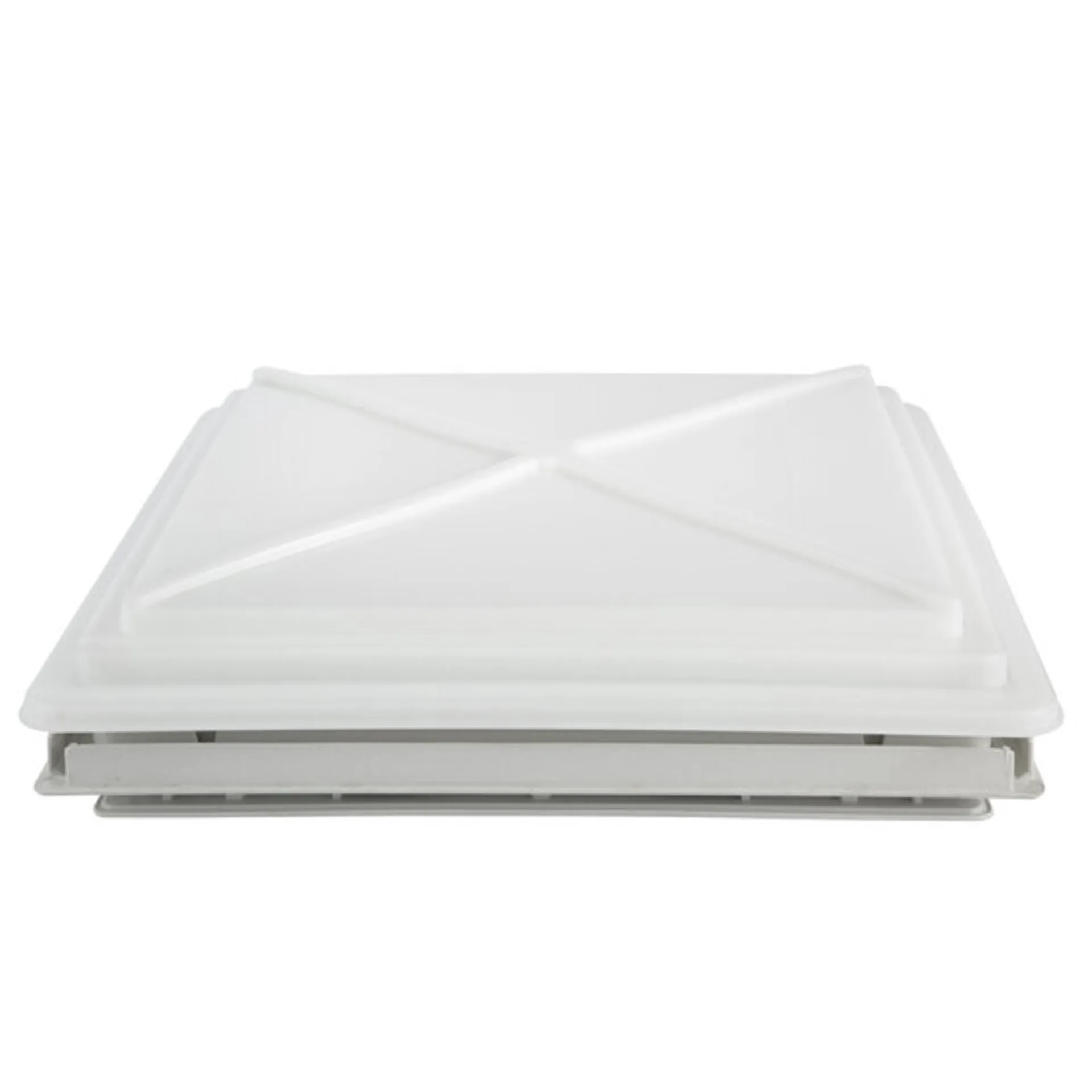 Dachhaube 50 x 50 cm - Mit abnehmbarer Milchglashaube