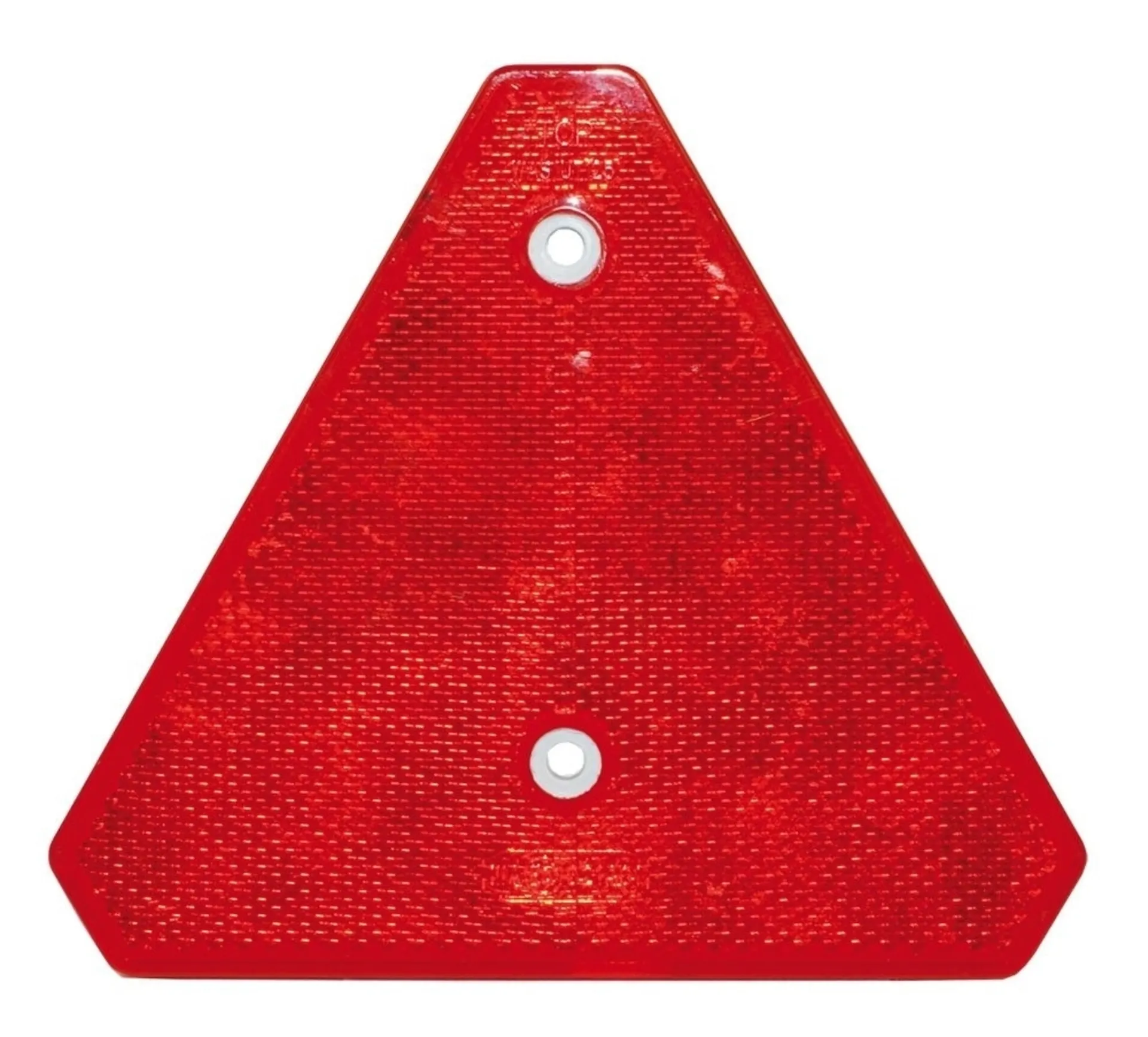 Catadioptre triangulaire avec 2 trous de fixation