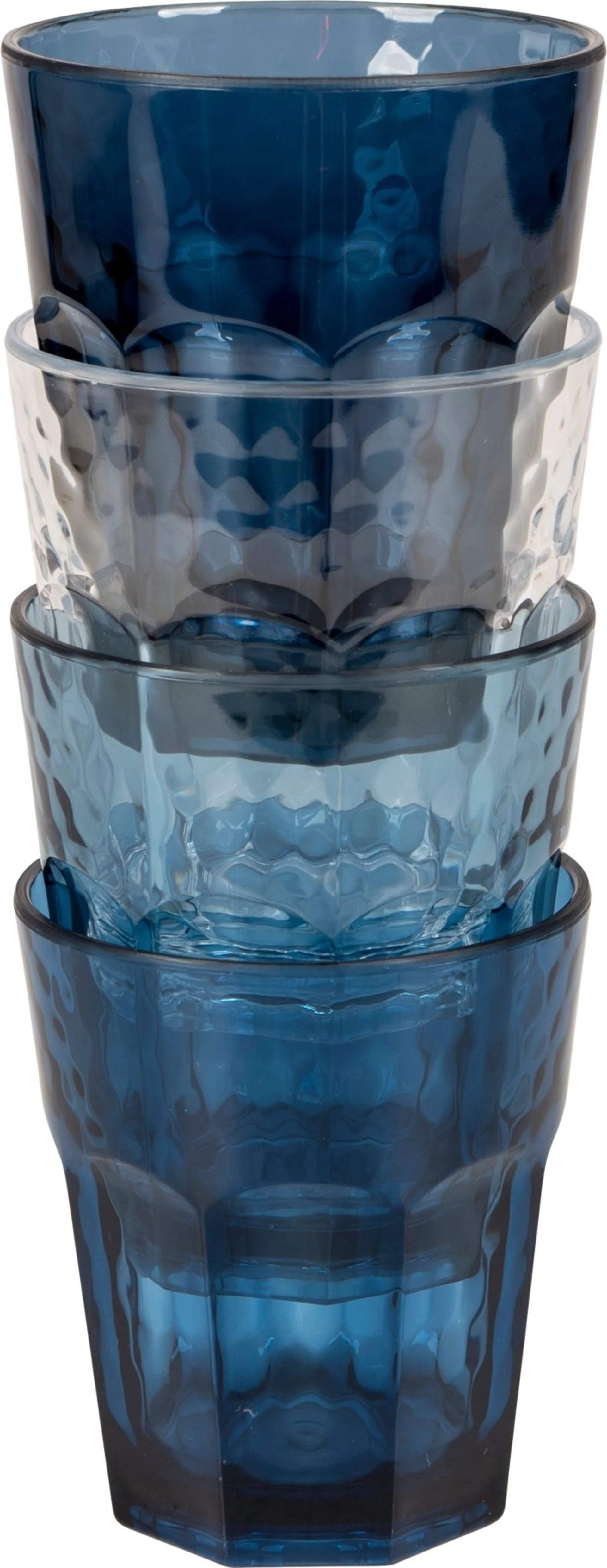 Bo-Camp Tinkglas Mix&Match 4st 200 ml blau