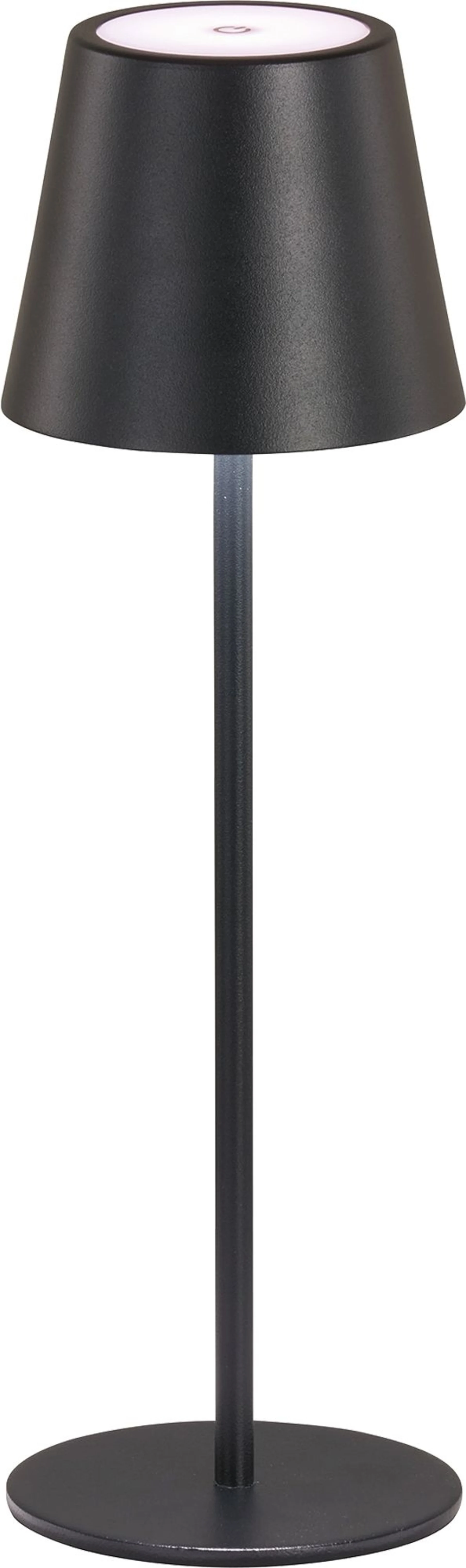 Lampe d'extérieur de table à batterie Easy, noire Lampe d'extérieur de table à batterie Easy, noire