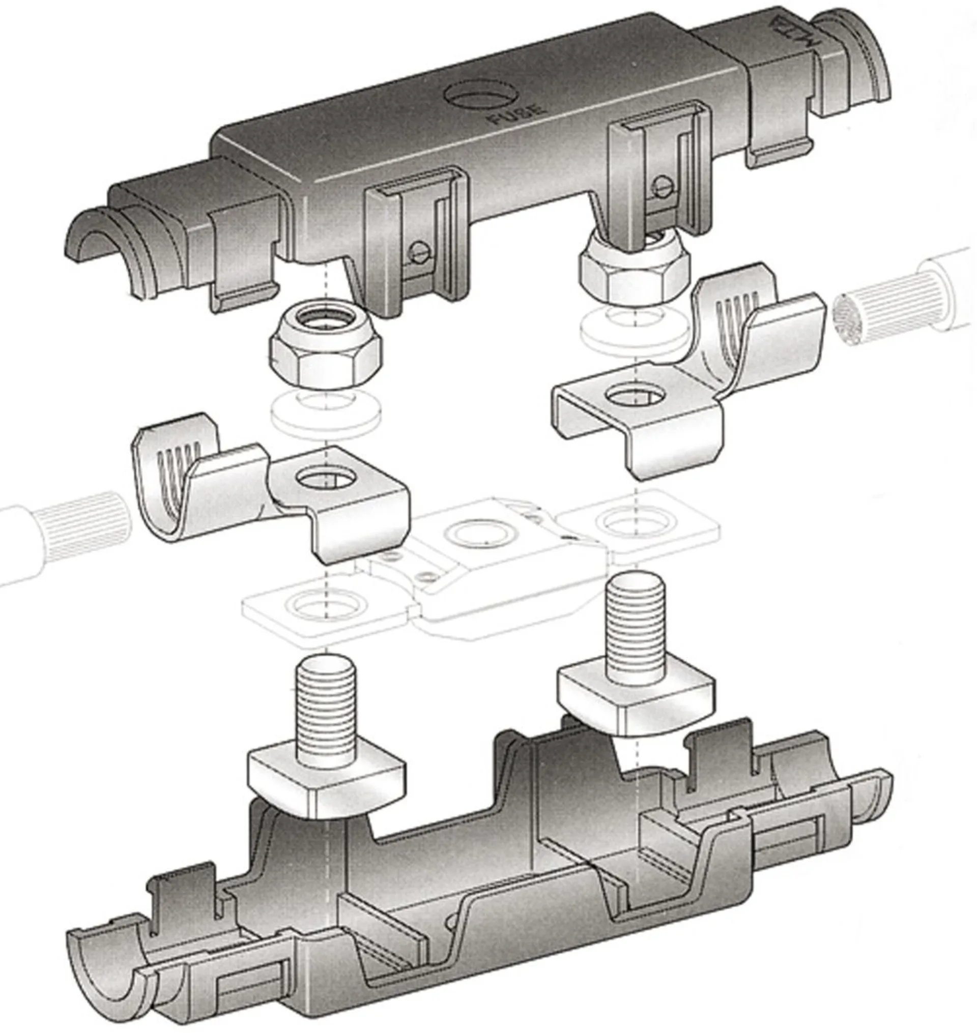 Porte-fusible volant pour MEGA