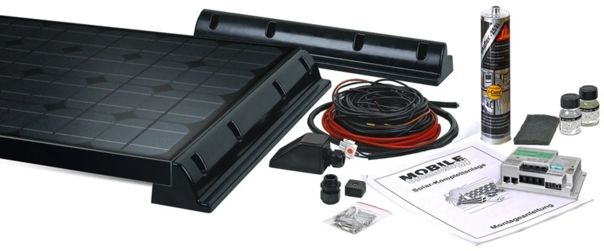 Büttner MT 75 MC Slim Black Line Système solaire complet 75 Wp