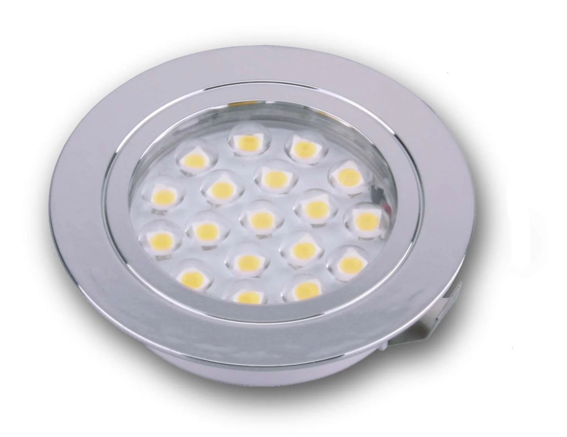 Dimatec spot encastrable LED 1,2 watt chrome brillant