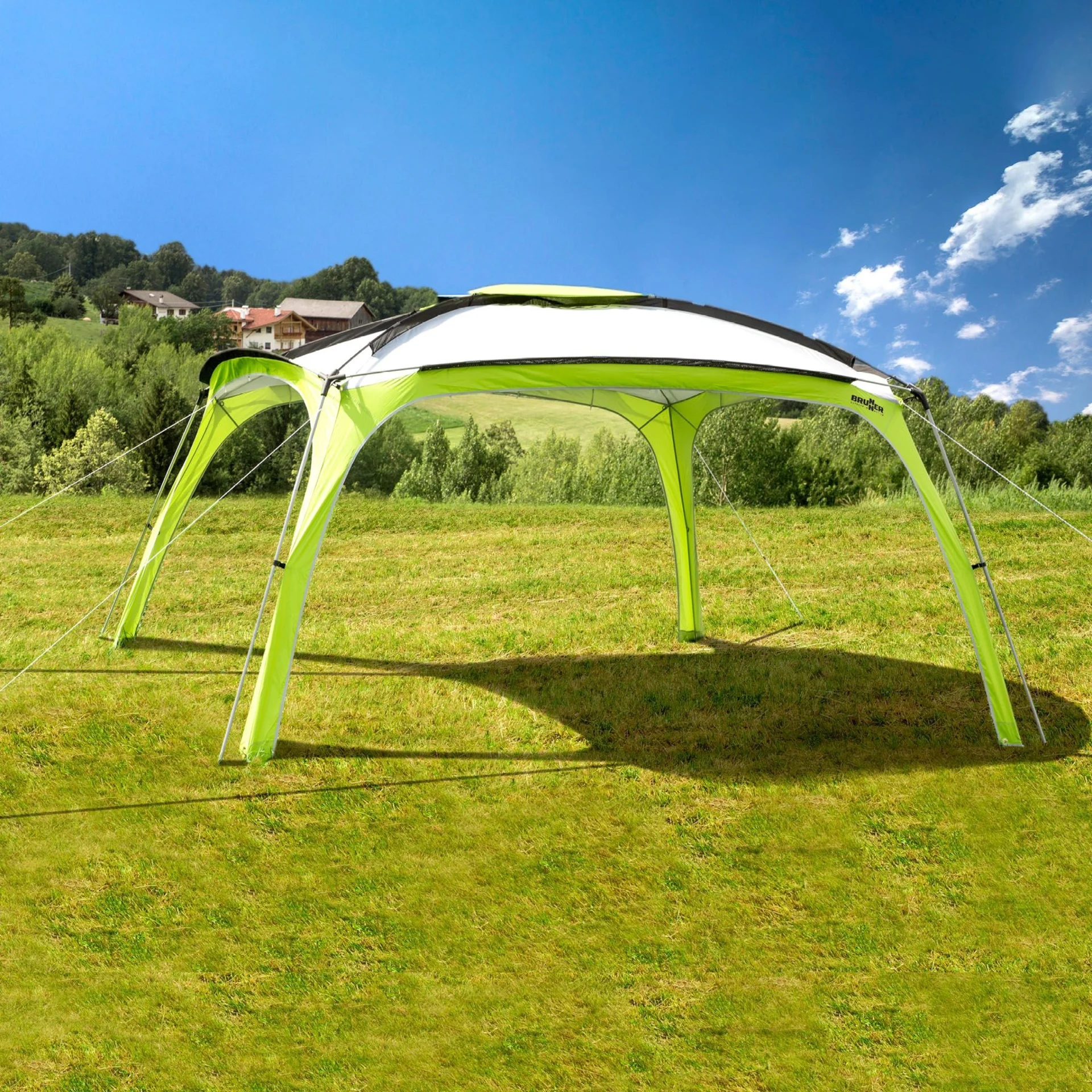 Brunner Medusa II 4 x 4 Pavillon 400 x 400 cm grün