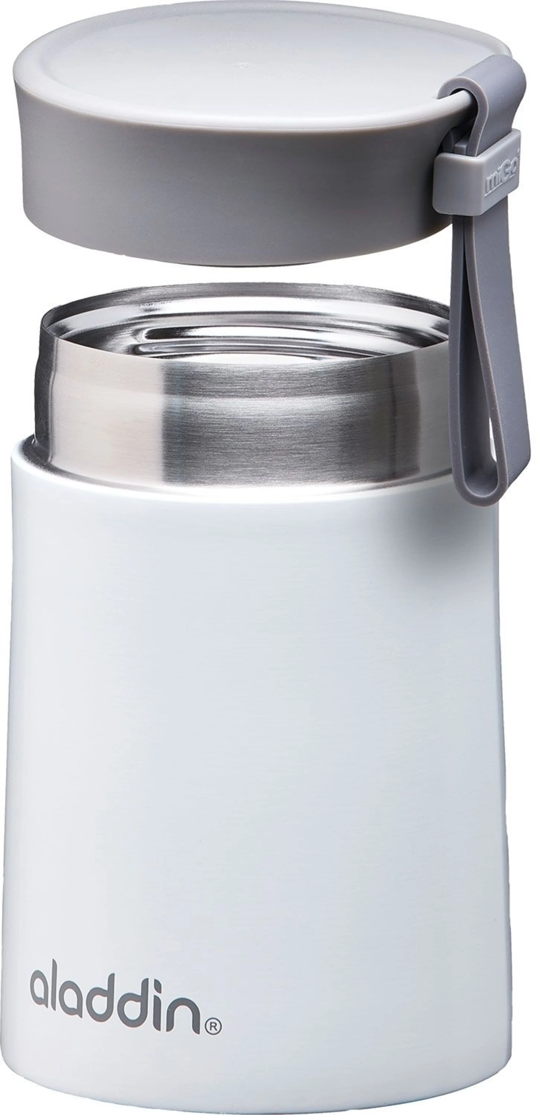 Aladdin Enjoy Thermavav Lunch Gobelet thermique en acier inoxydable 0,4 litre blanc