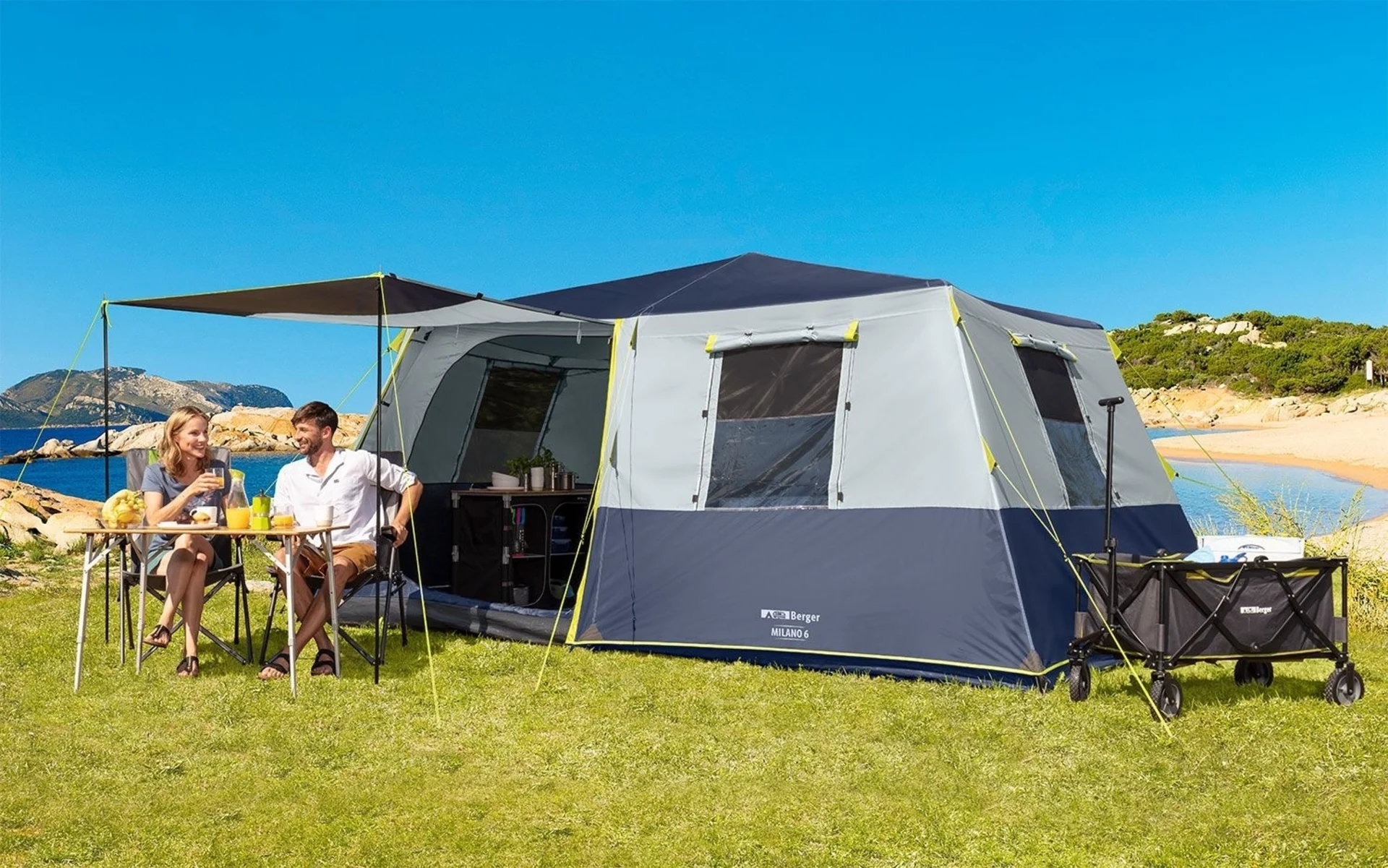 Berger Milano 6 Faltzelt