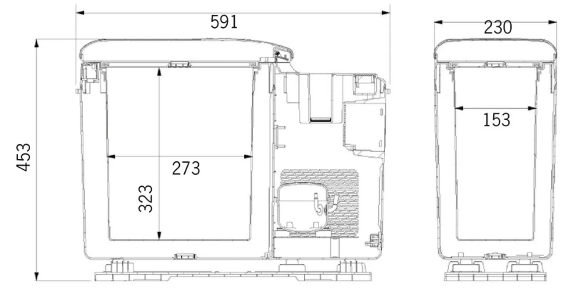 CARBEST CabCooler 14 Kompressor-Kühlbox - 12/24V