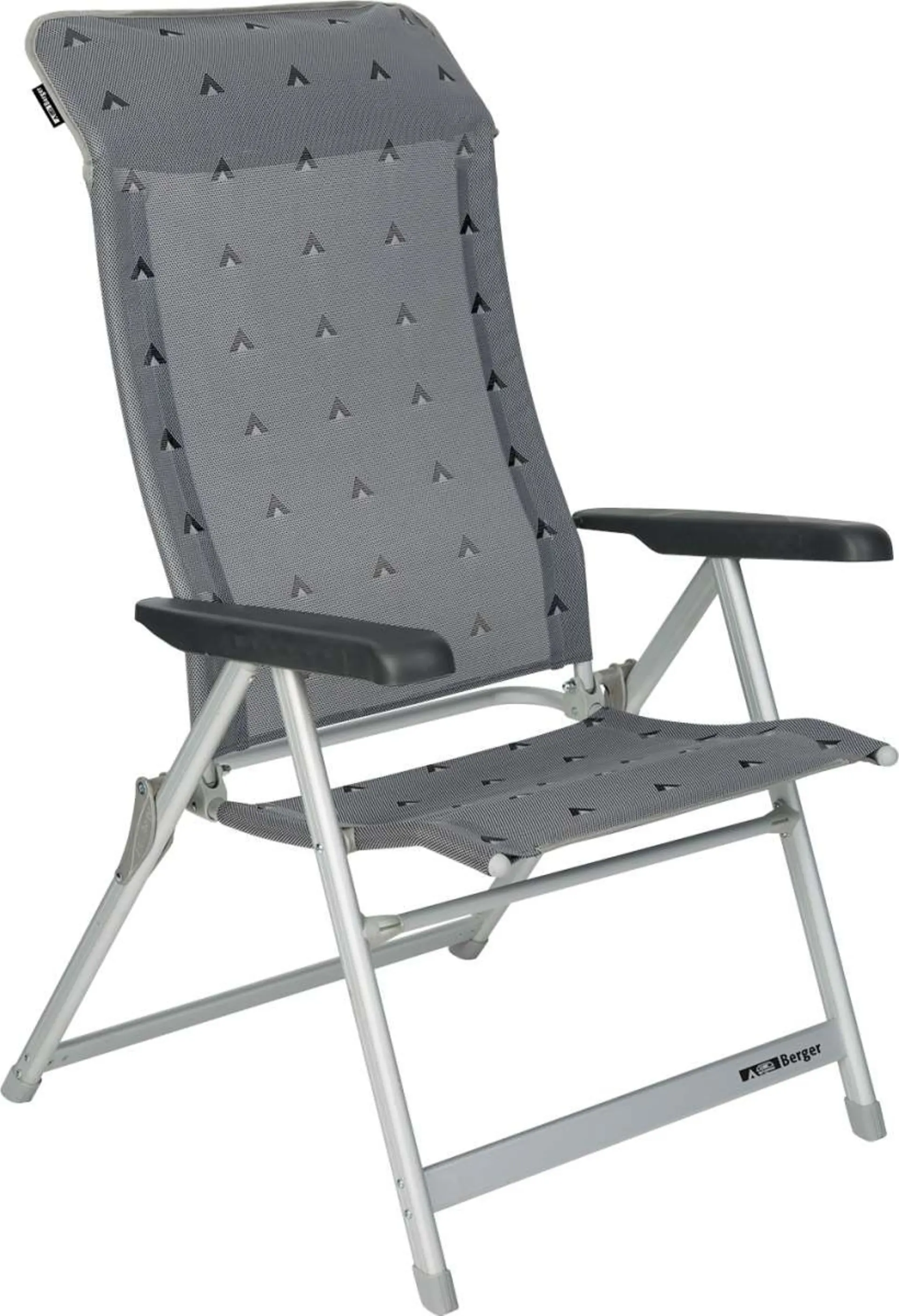 Berger Klappsessel Luxus XL grau