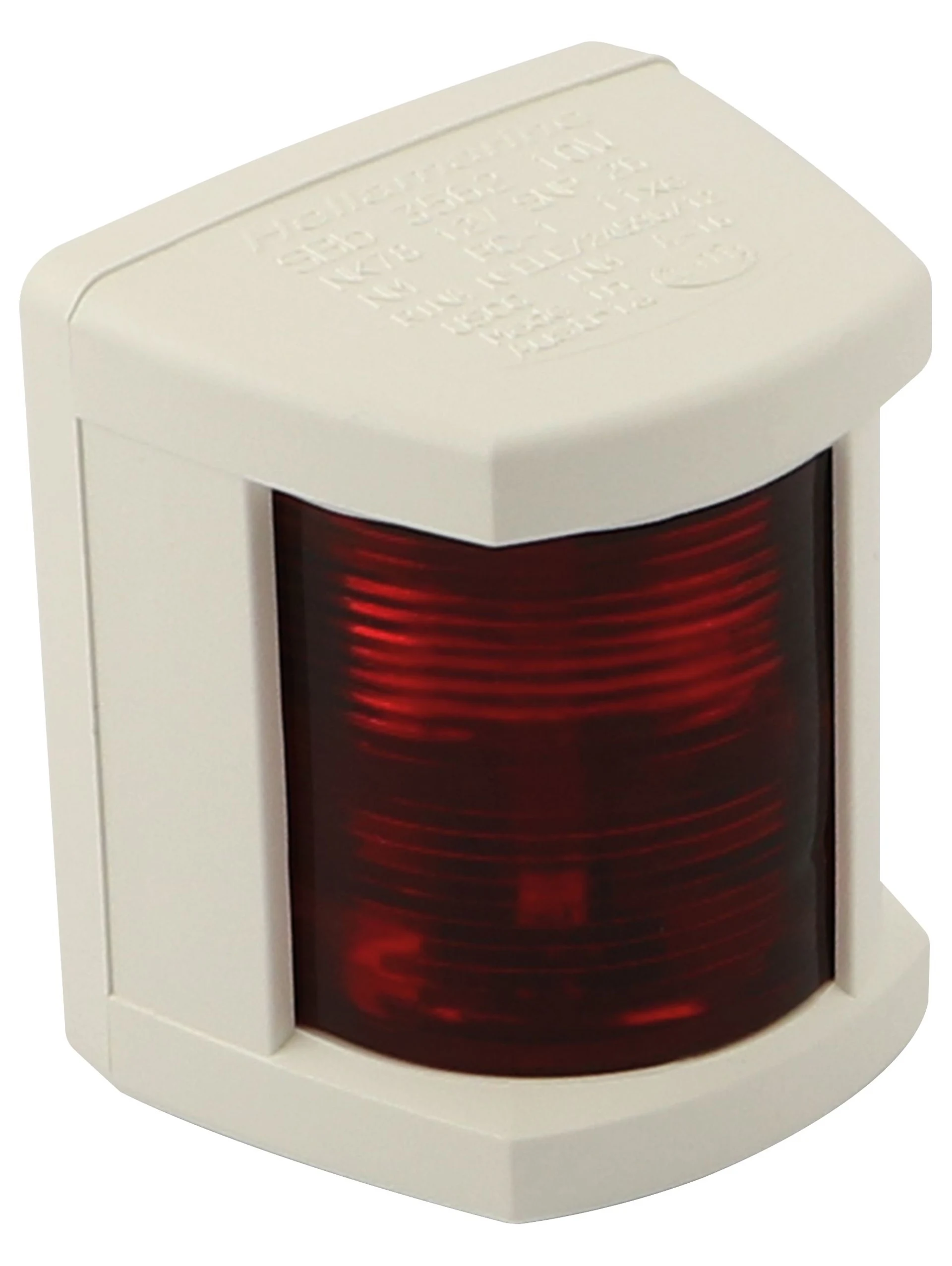 Hella Marine - Backbordlaterne Leuchte rot 63 x 75 x 53 mm, Gehäuse weiss Hella Marine - Backbordlaterne Leuchte rot 63 x 75 x 53 mm, Gehäuse weiss