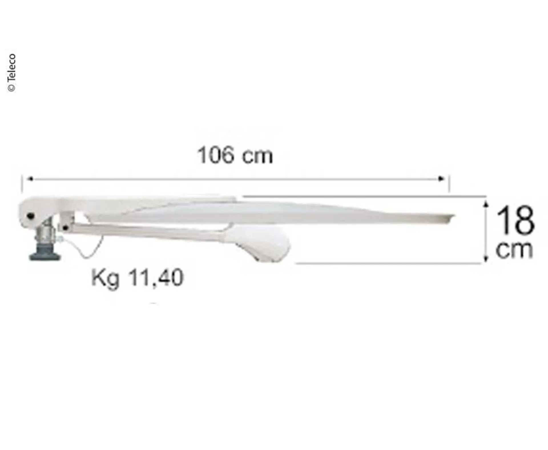 Voyager Digimatic 65 Sat-Anlage mit DSF90E/HD und Mastmontage