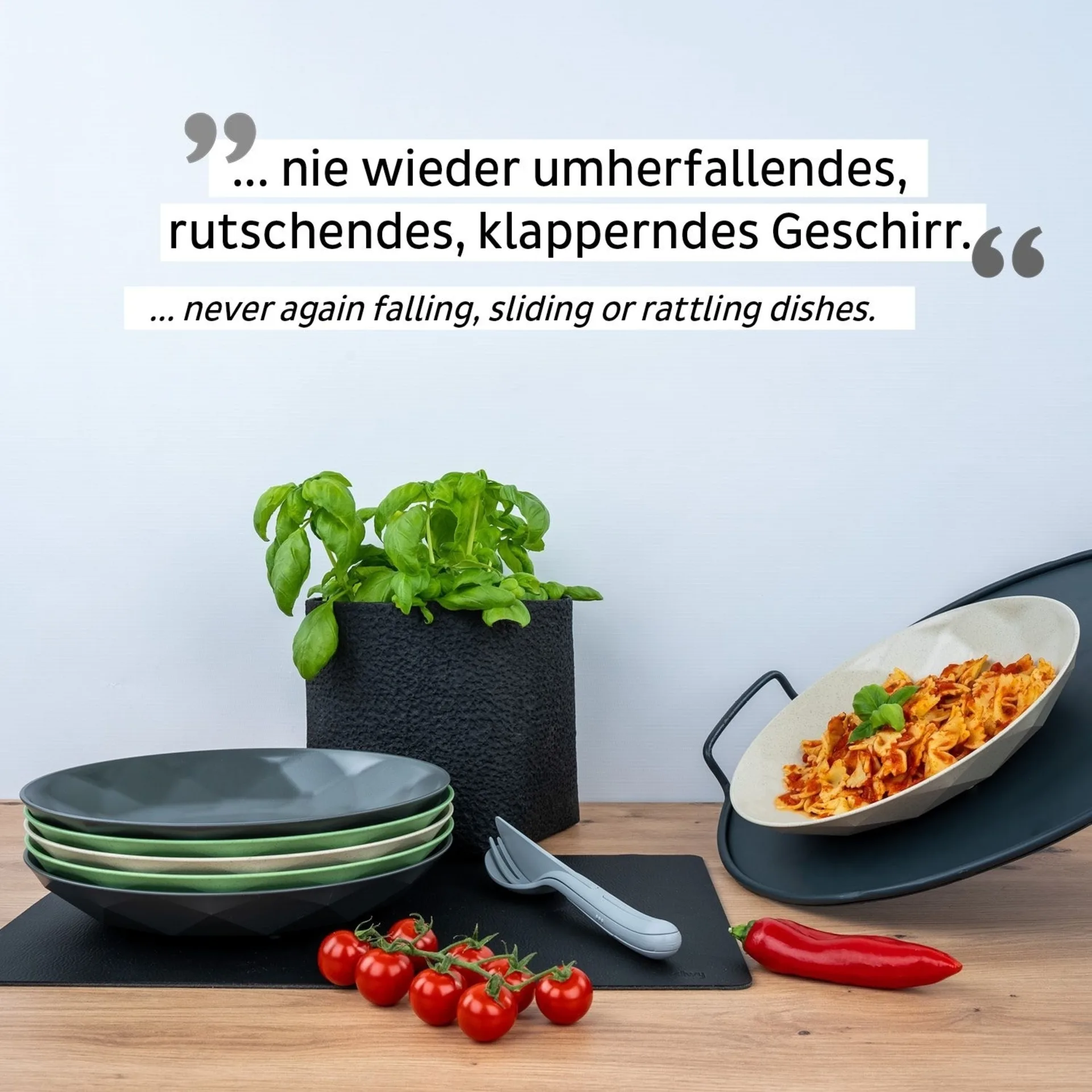 silwy® Assiette magnétique universelle (set de 2) GREY