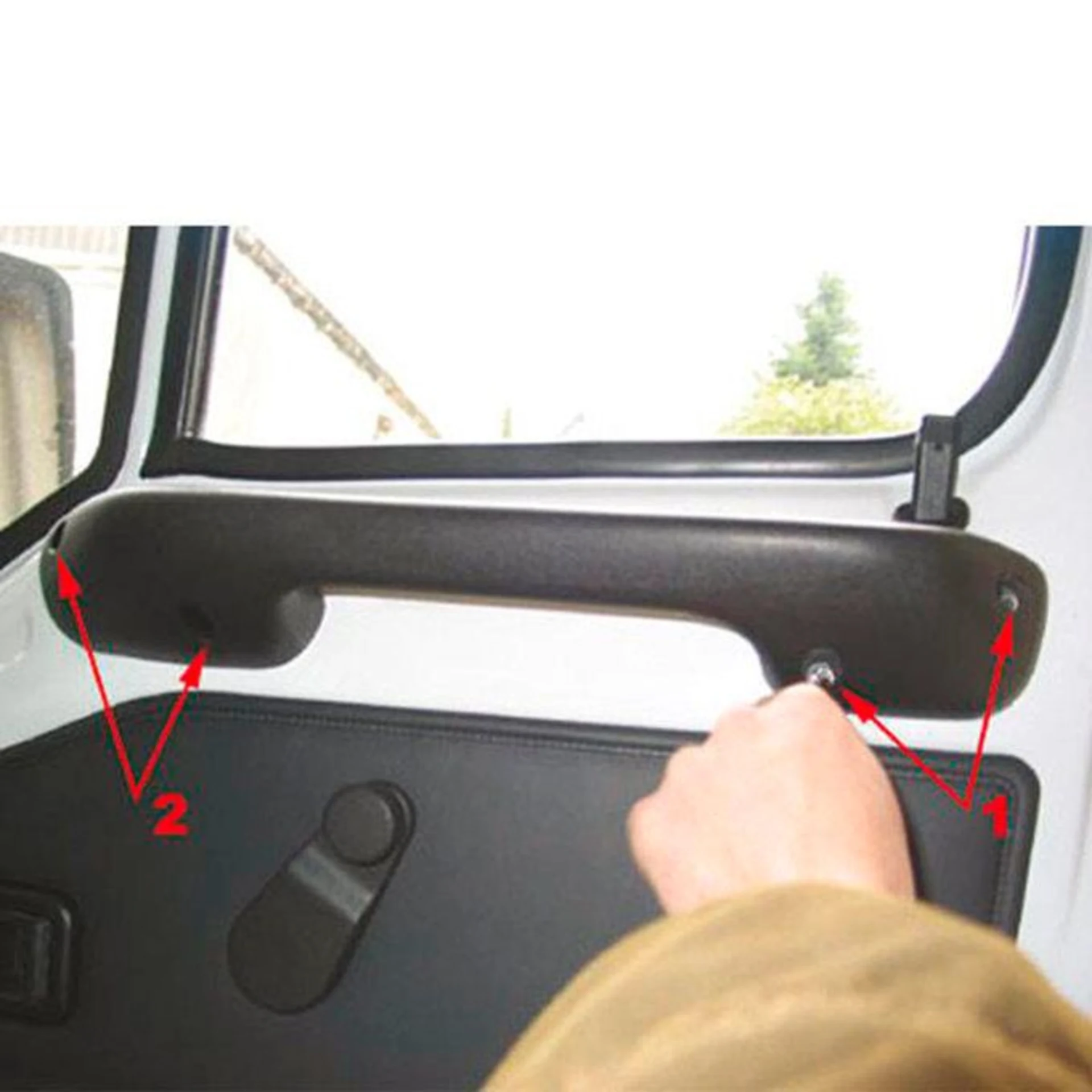 Serrure à pêne HEOSafe pour portes de cabine : Mercedes Sprinter,Volkswagen Crafter 2006 - 2008