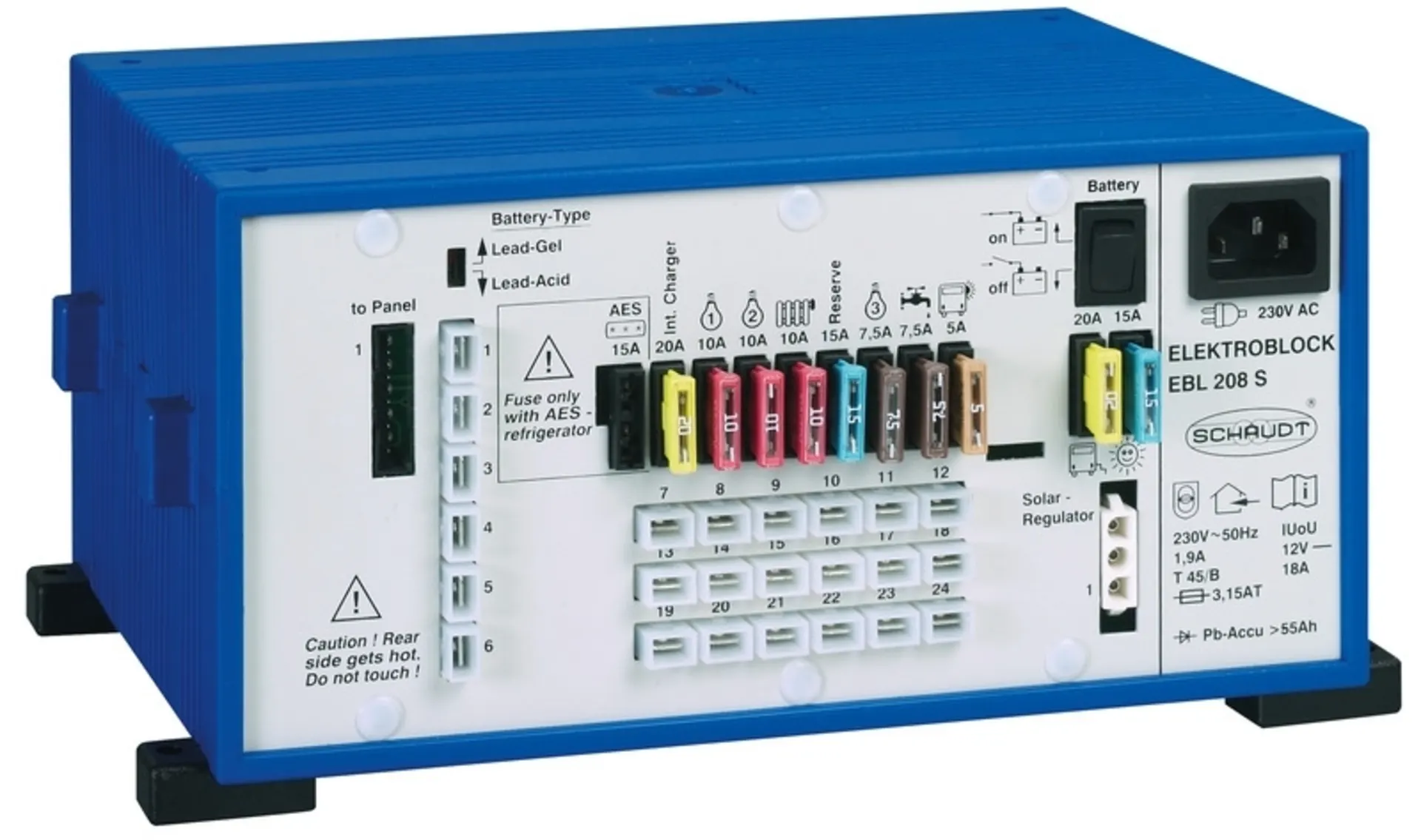 EBL 208 mit Anzeigepanel LT 453