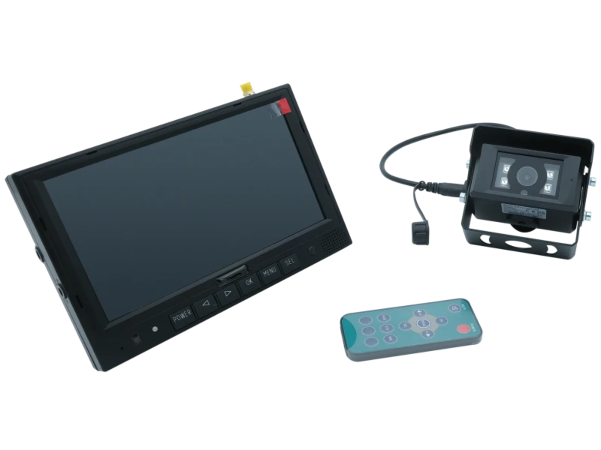 Rückfahrkamerasystem HD Wireless 2.4 Ghz, 7“ digital 12/24 V