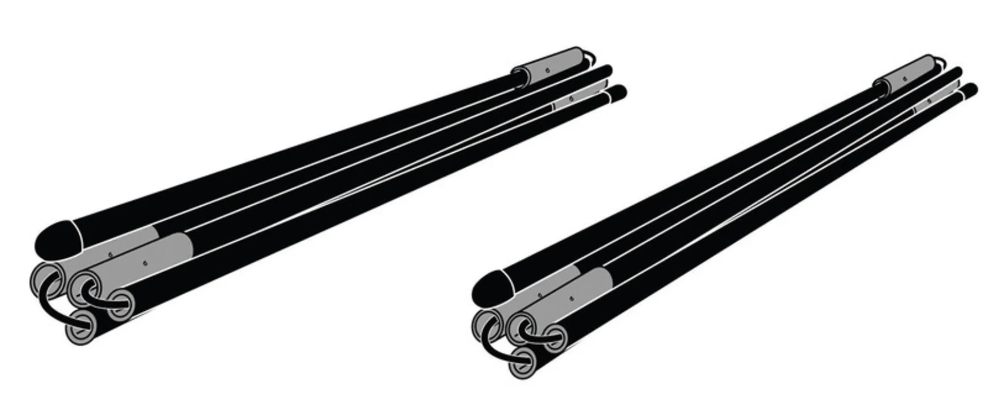 Thule Quickfit/EasyLink fixation latérale 2 pièces