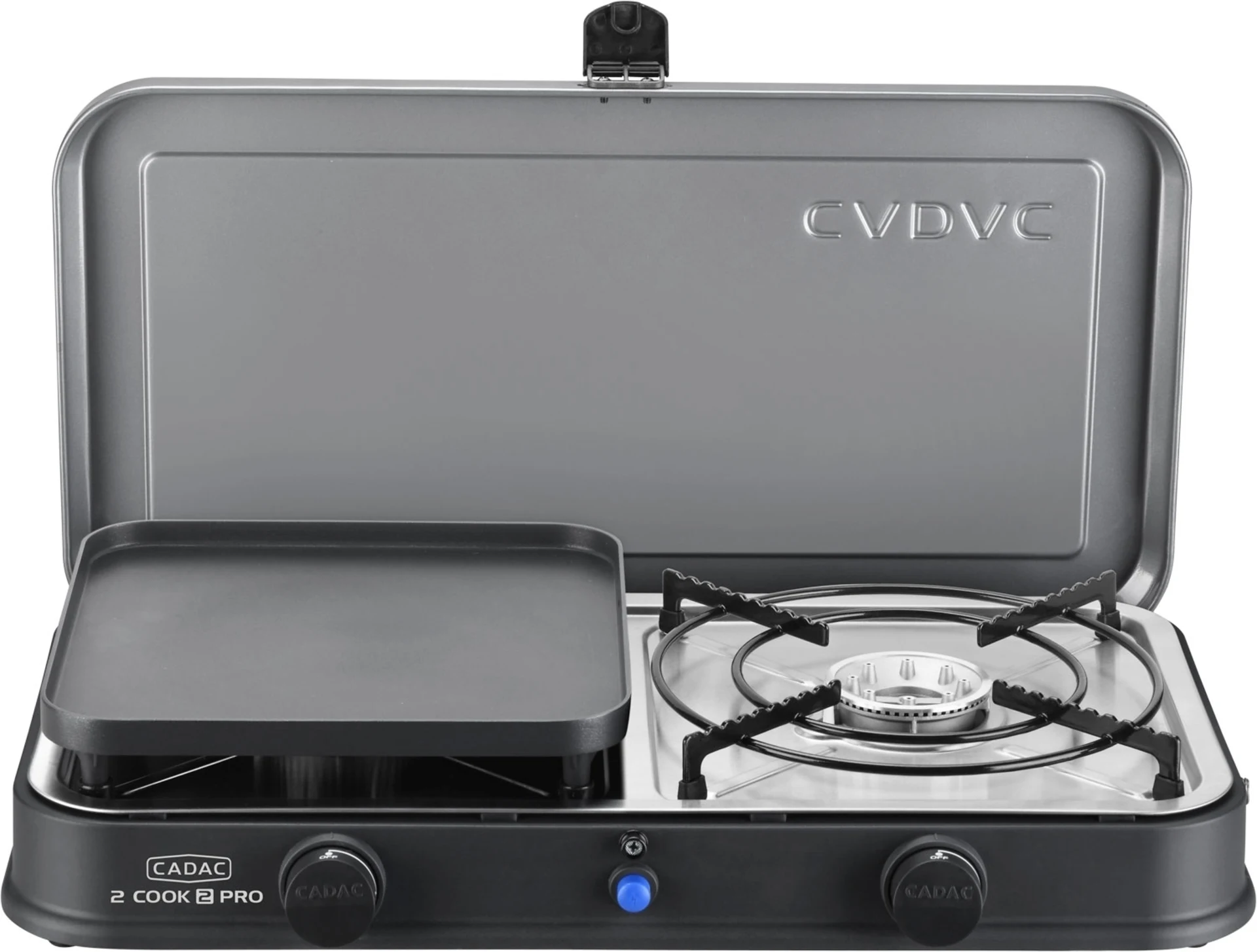 Cadac 2 Cook 2 Pro Deluxe Réchaud à gaz à 2 feux / barbecue 50 mbar