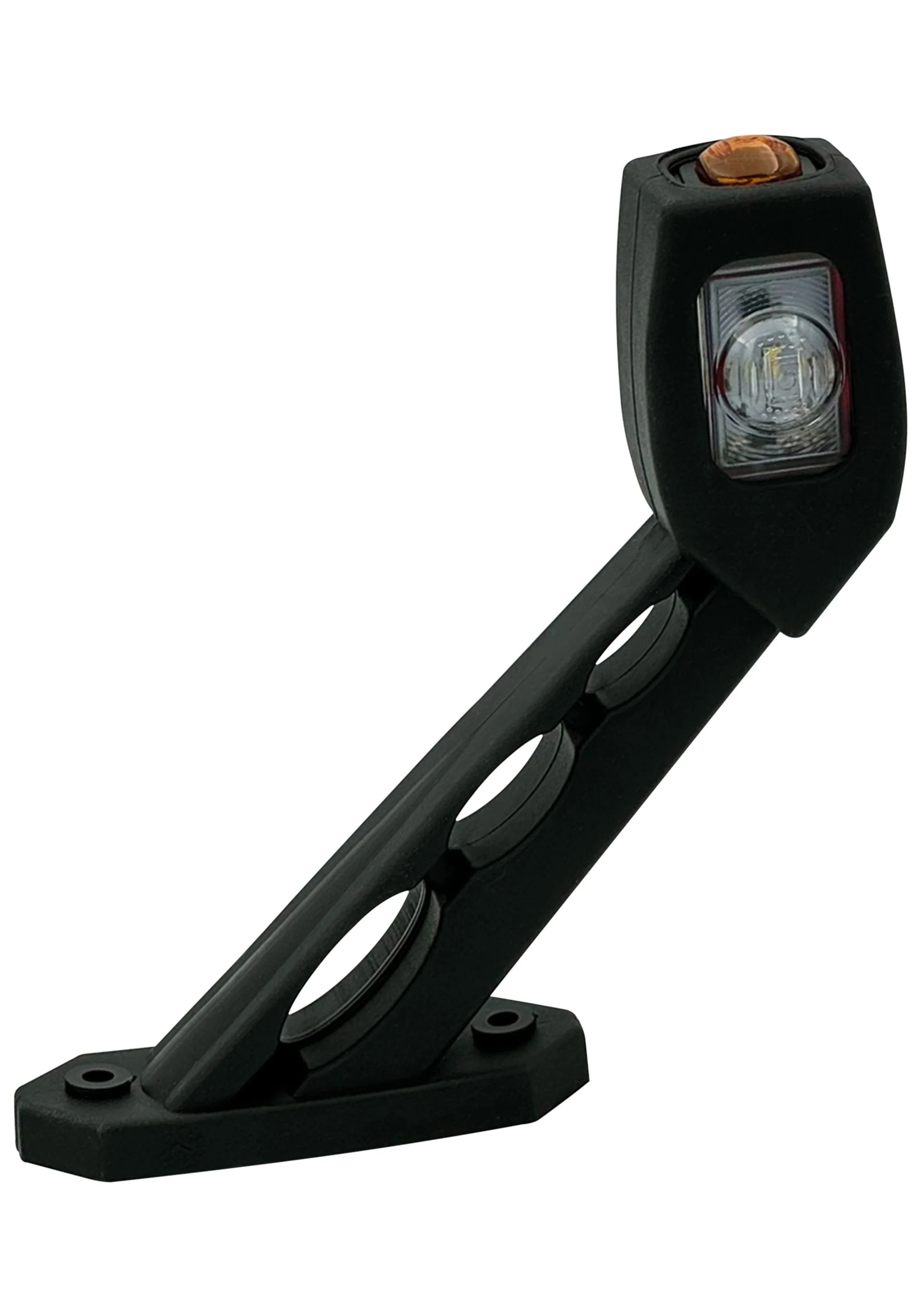 Horpol - LED-Umrissleuchte rechts 178 x 167 mm, 12/24 V, IP68, rot/weiss/gelb