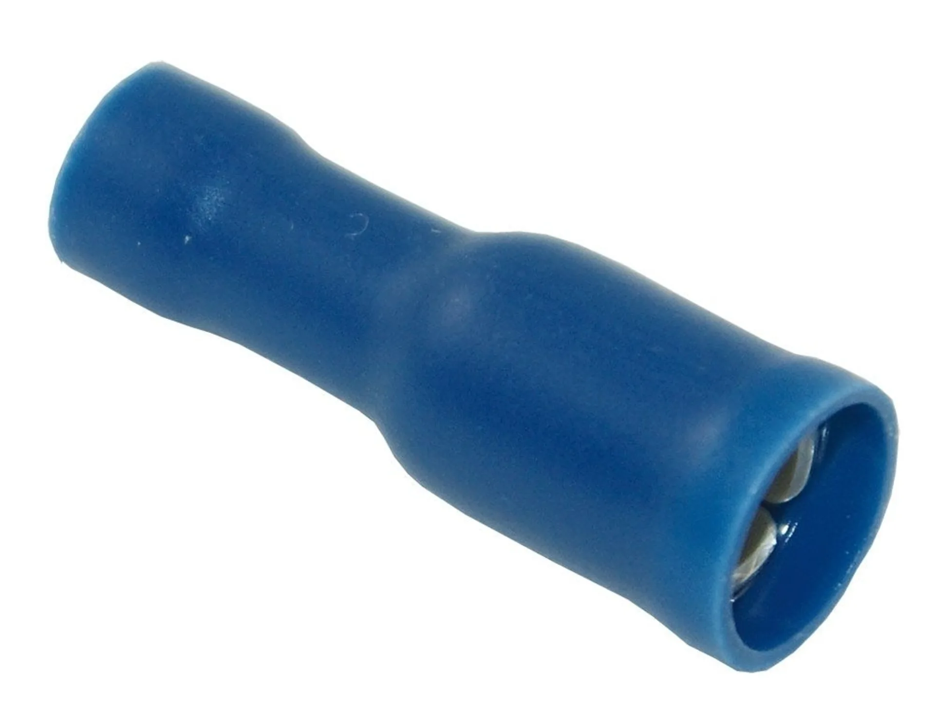 Rundsteckhülsen isoliert 5mm blau