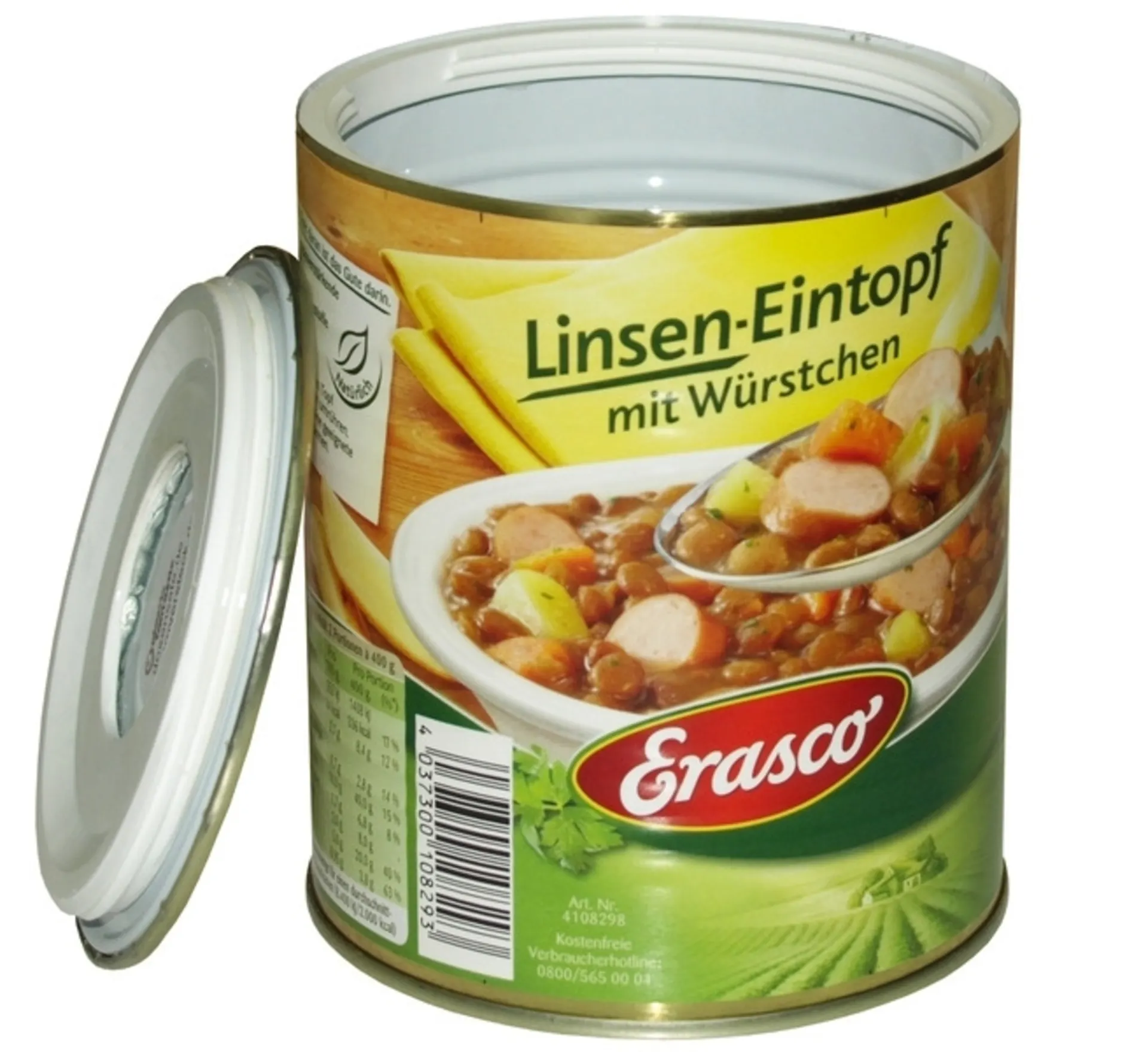Dosensafe - Erasco Linsen