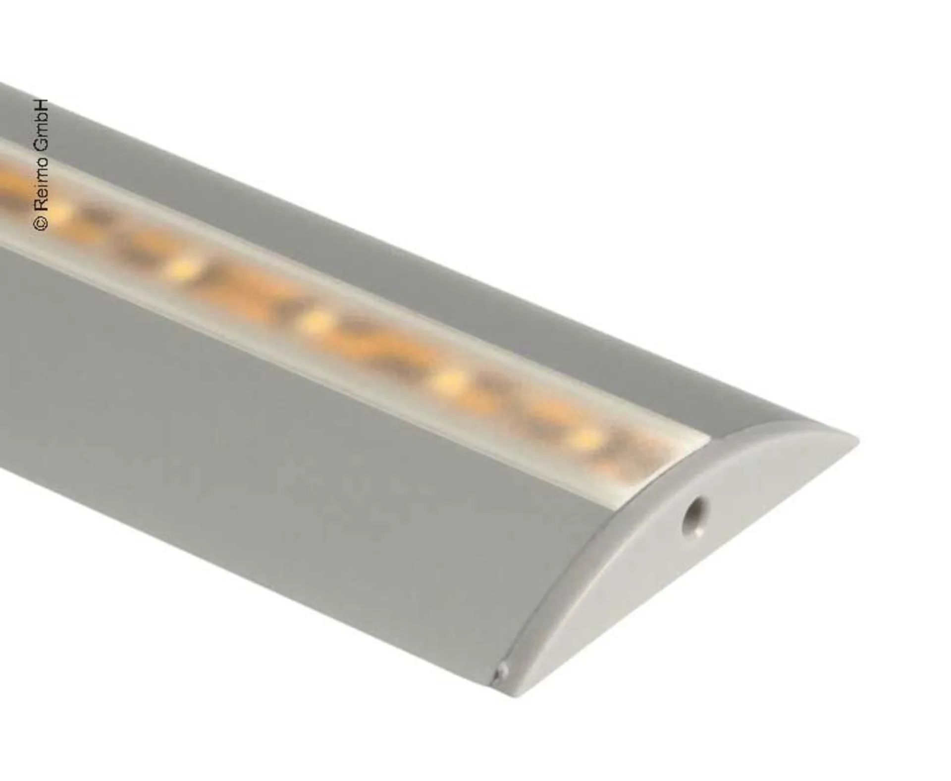 Carbest Aluminium-Profil für LED-Bänder Länge 1.5m halbrund - Alu LED-Profile für Beleuchtungs-Highlights