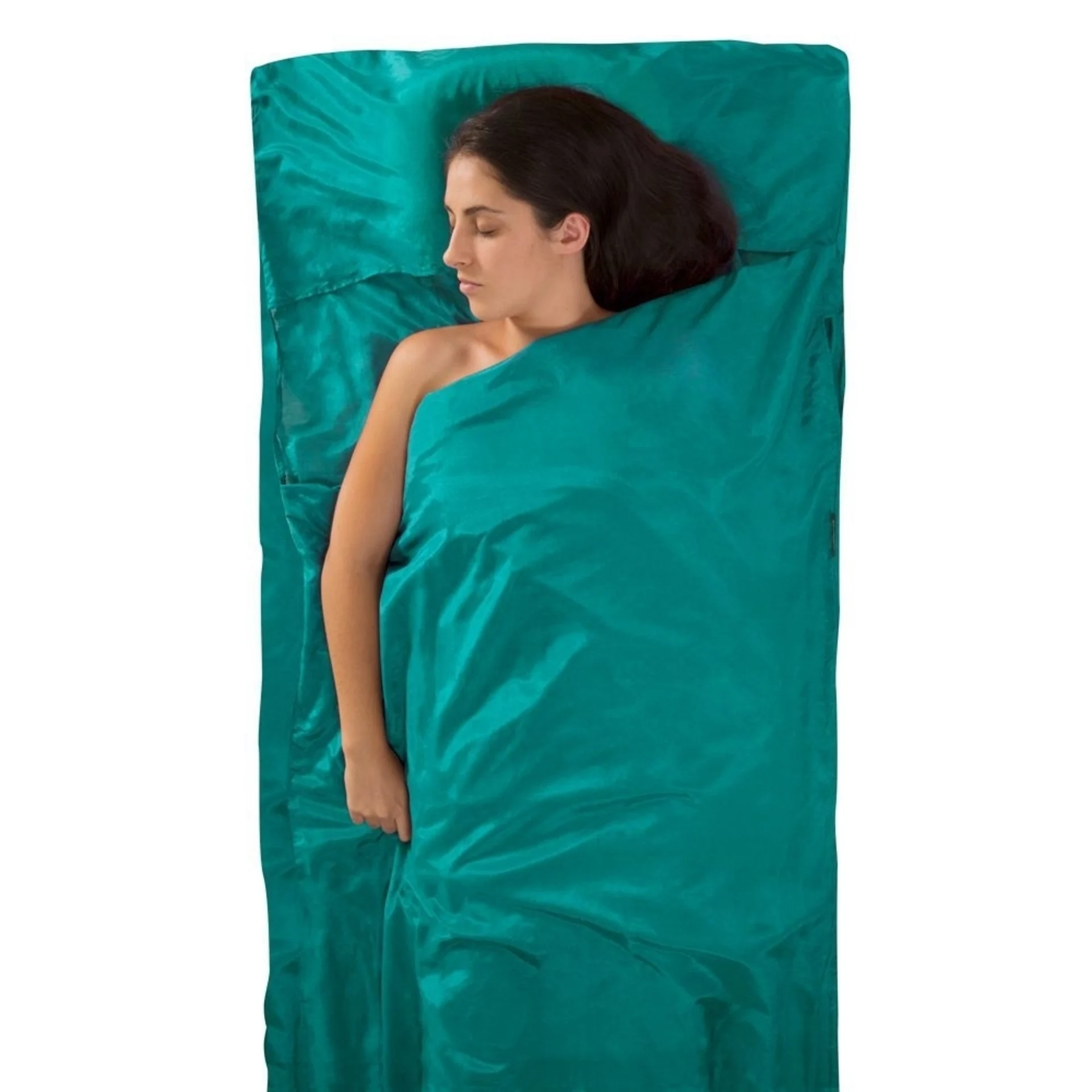 Sea to Summit Silk/Cotton Travel Liner Sac de couchage de voyage Inlett Standard Sea foam