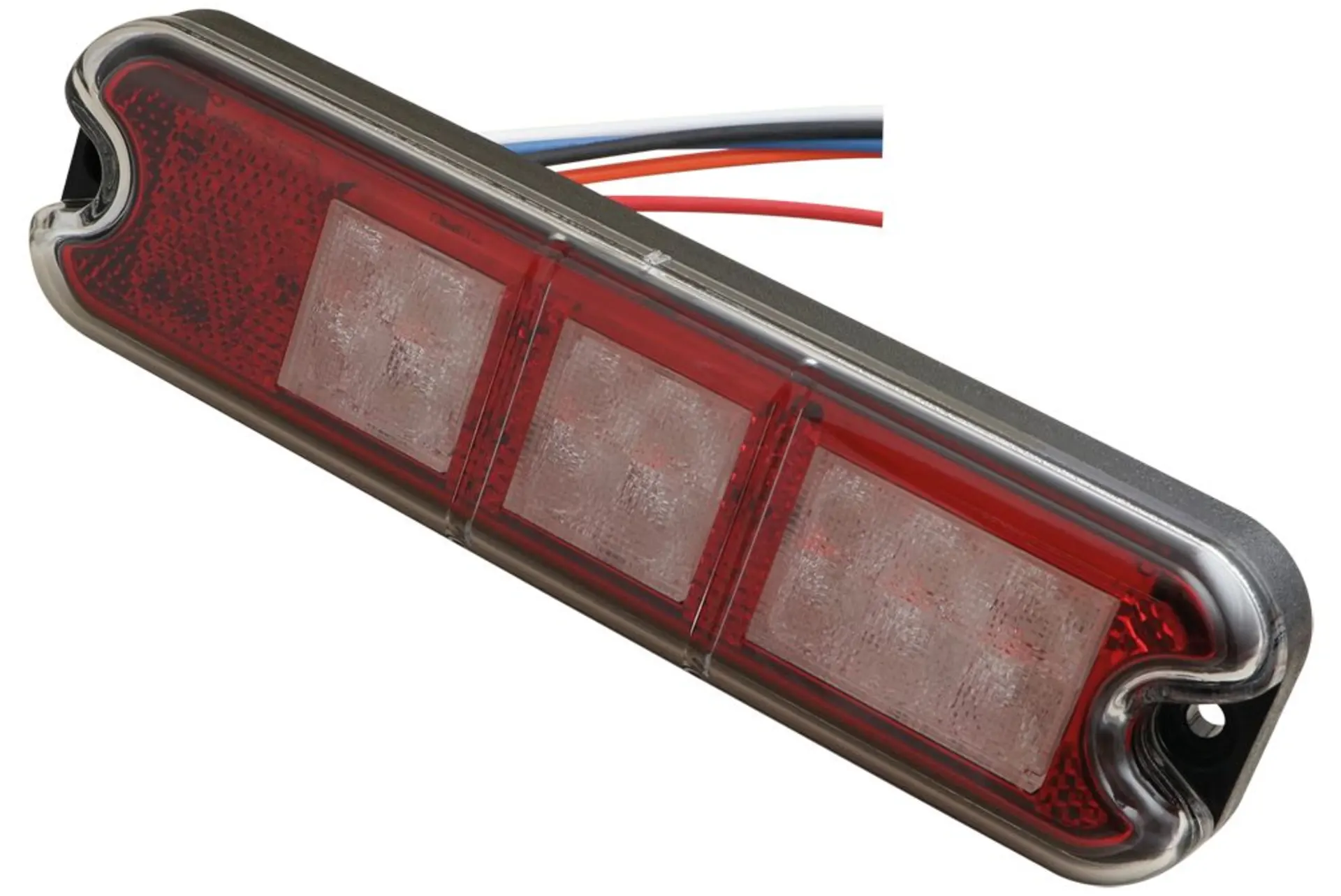 Stapler LED-Schlussleuchte 12 V L+R, YALE, HYSTER, LINDE 189 x 49 x 22 mm, mit Rückfahrlicht, Stecker 6-pol