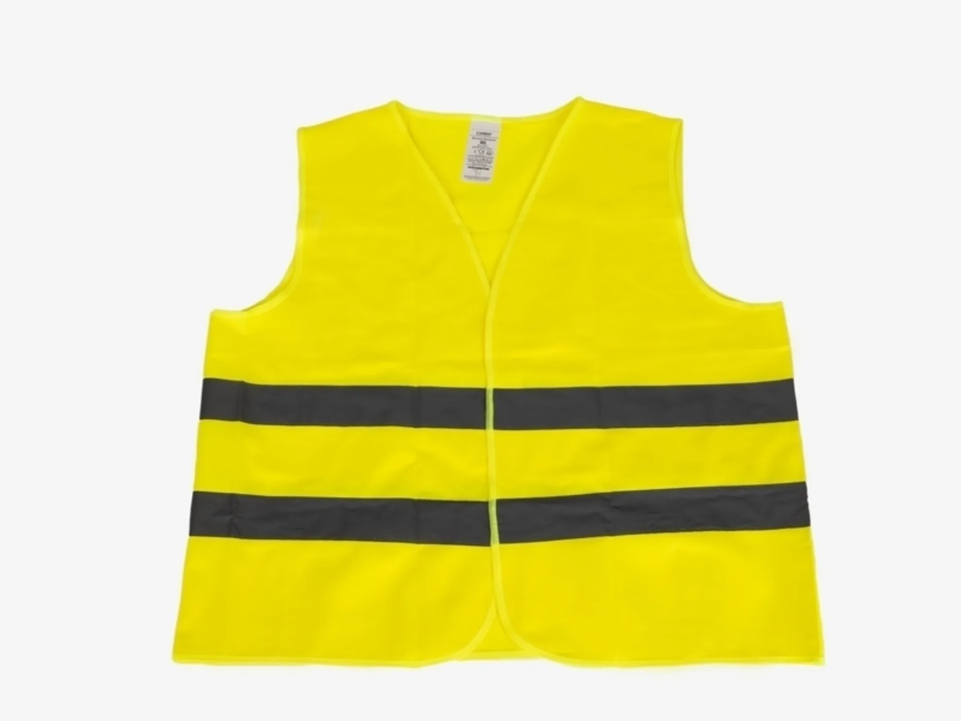 Set de gilets de sécurité pour toute la famille - jaune, 2x adultes (1x XL/1x XXL) + 2x enfants
